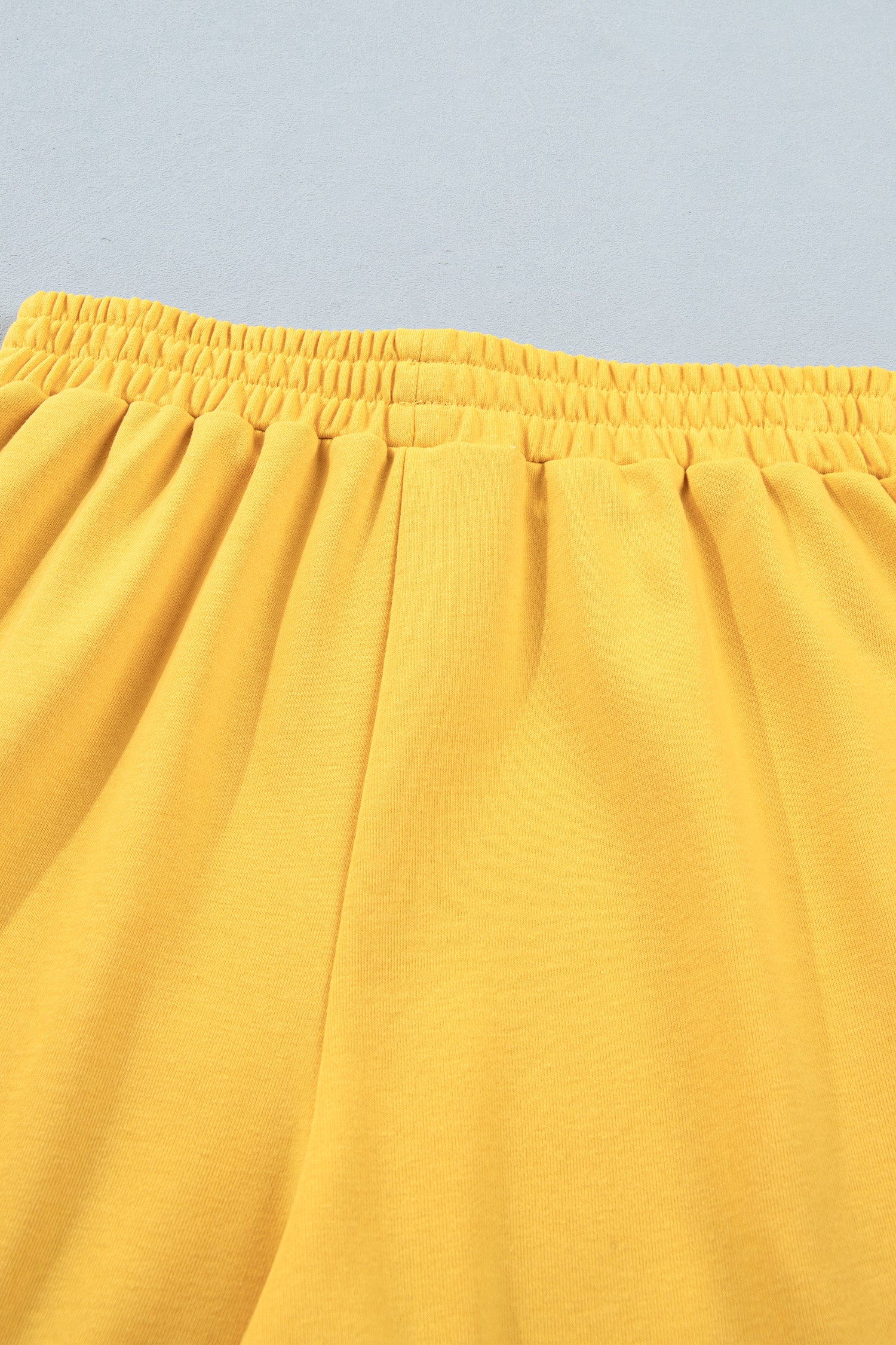 LivelyLooks Yellow & Blue Loose Polo Tee & Elastic Waist Shorts Co-ord Set | S-XL women's fashion