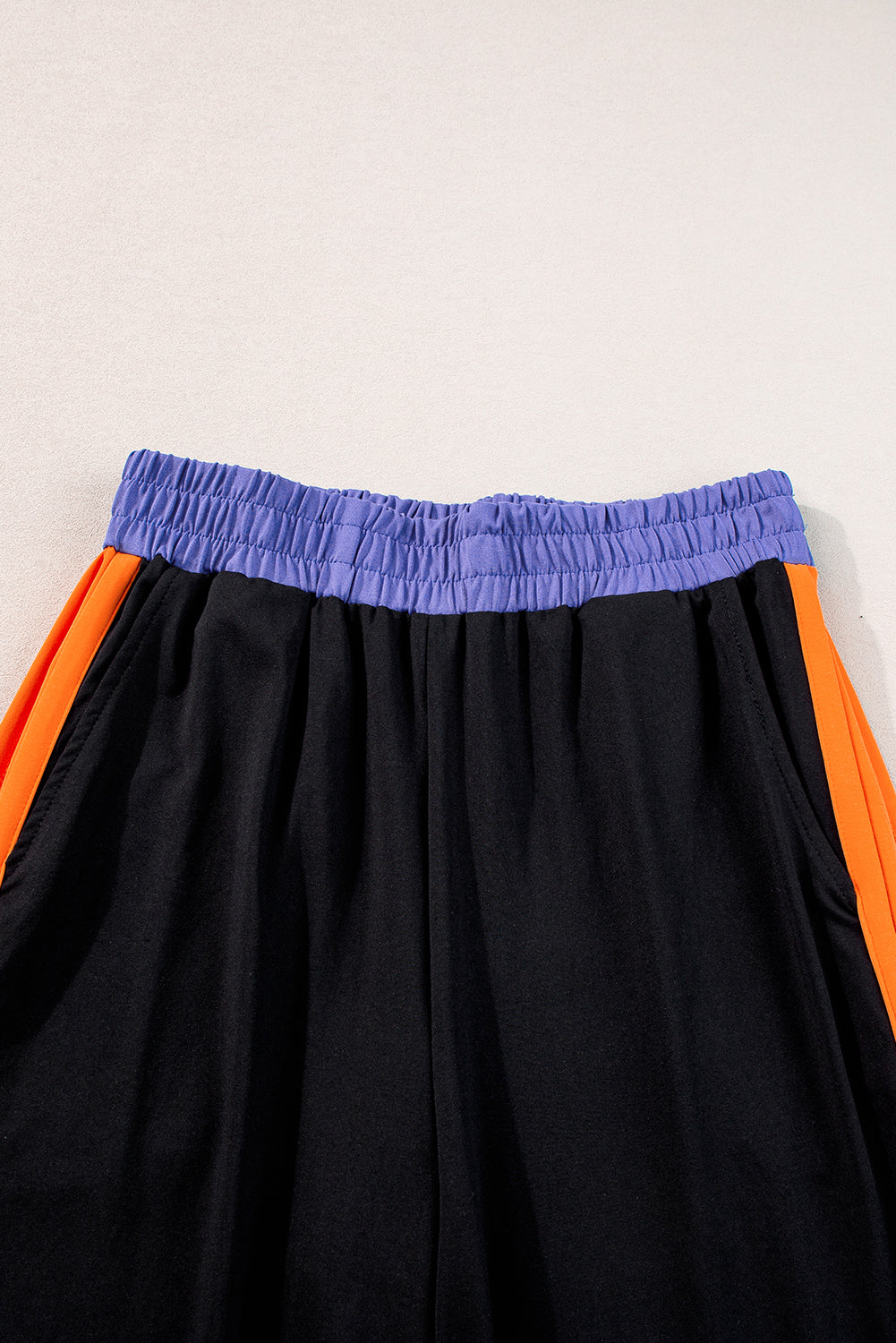 Colour Block Cap Sleeve Tee & Crop Wide Leg Trousers Set | 8 Colours
