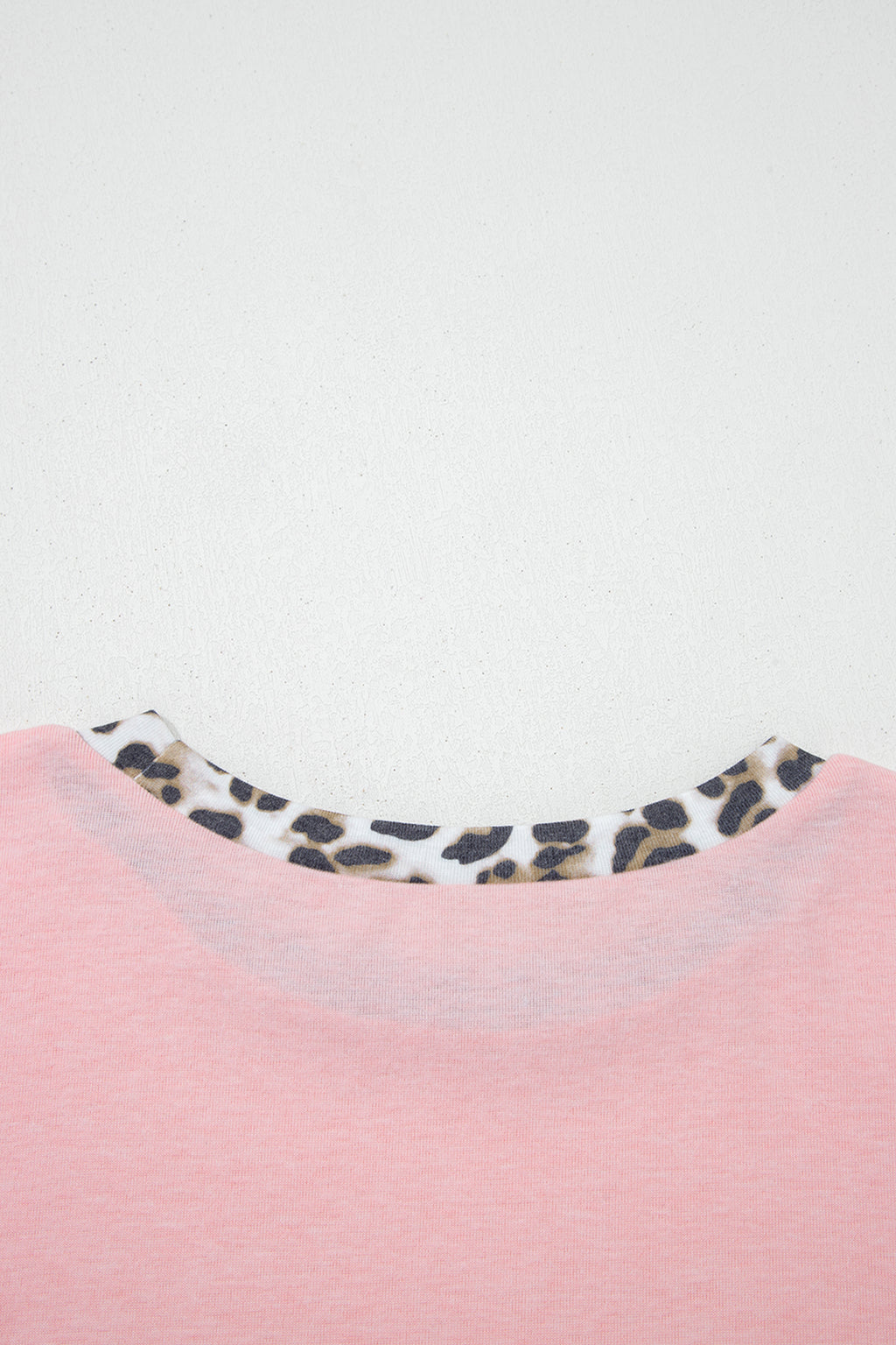 Leopard Colourblock Patchwork Dolman Sleeve Baggy Sweatshirt | Pink & Grey