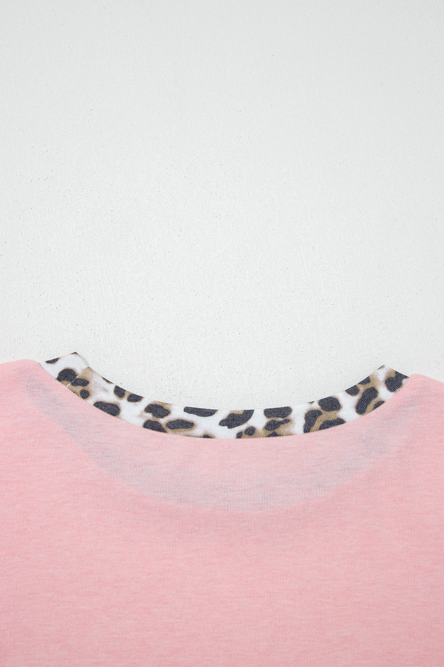 Leopard Colourblock Patchwork Dolman Sleeve Baggy Sweatshirt | Pink & Grey