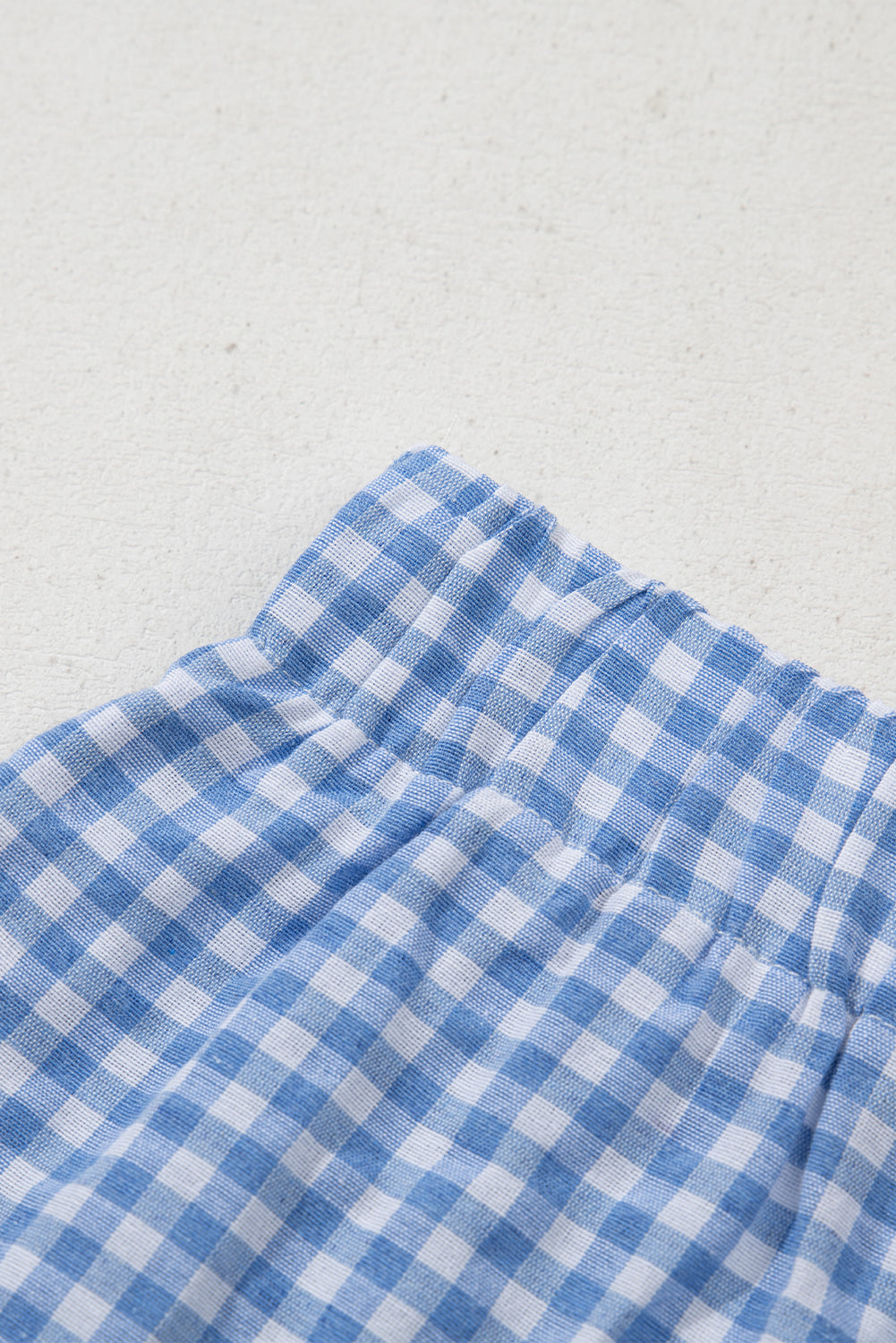 Shop Gingham Print High Waist Casual Shorts S-2XL at LivelyLooks
