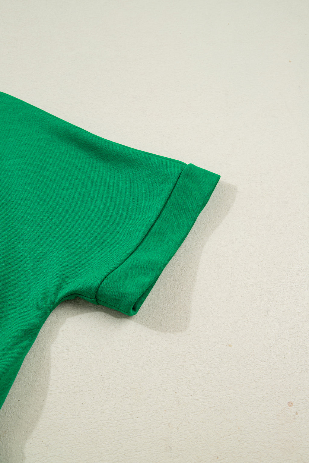 Bright Green Contrast Patchwork Half Zip Elastic Waist Mini Dress S-XL