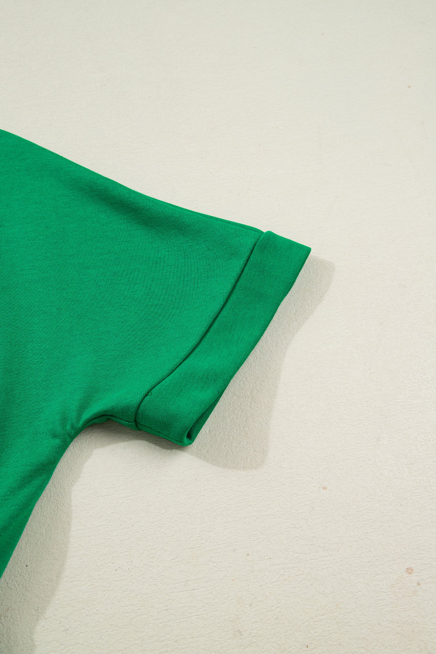 Bright Green Contrast Patchwork Half Zip Elastic Waist Mini Dress S-XL