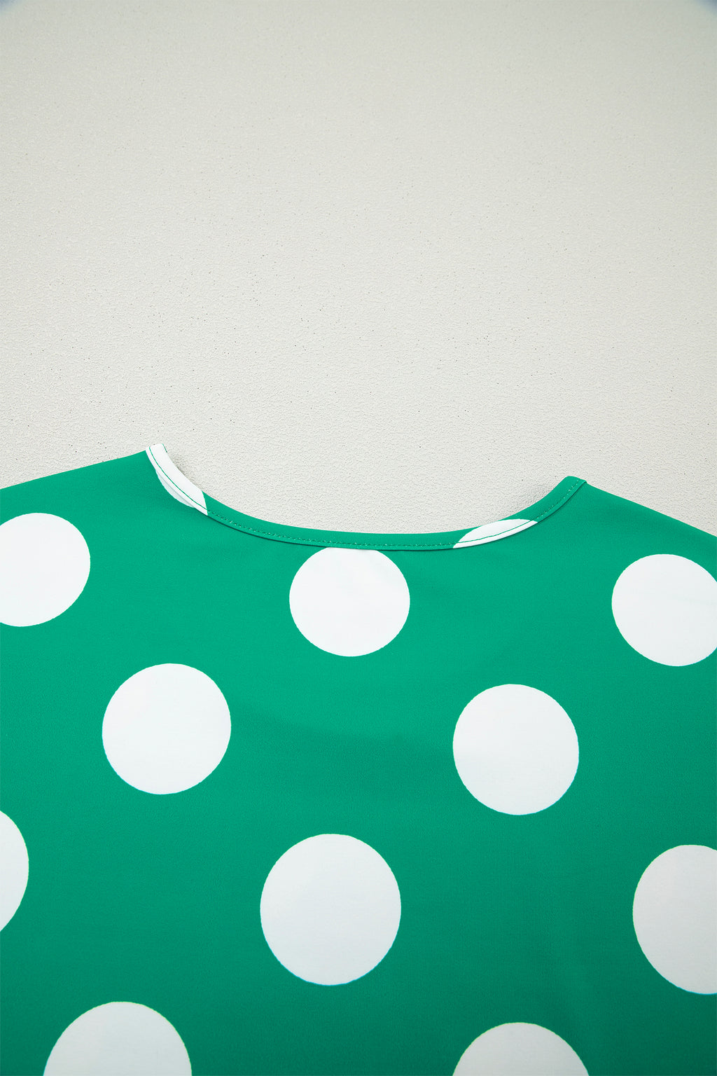 Green Polka Dot 2pcs Set Cropped Tee Bodycon Skort Women S-XL