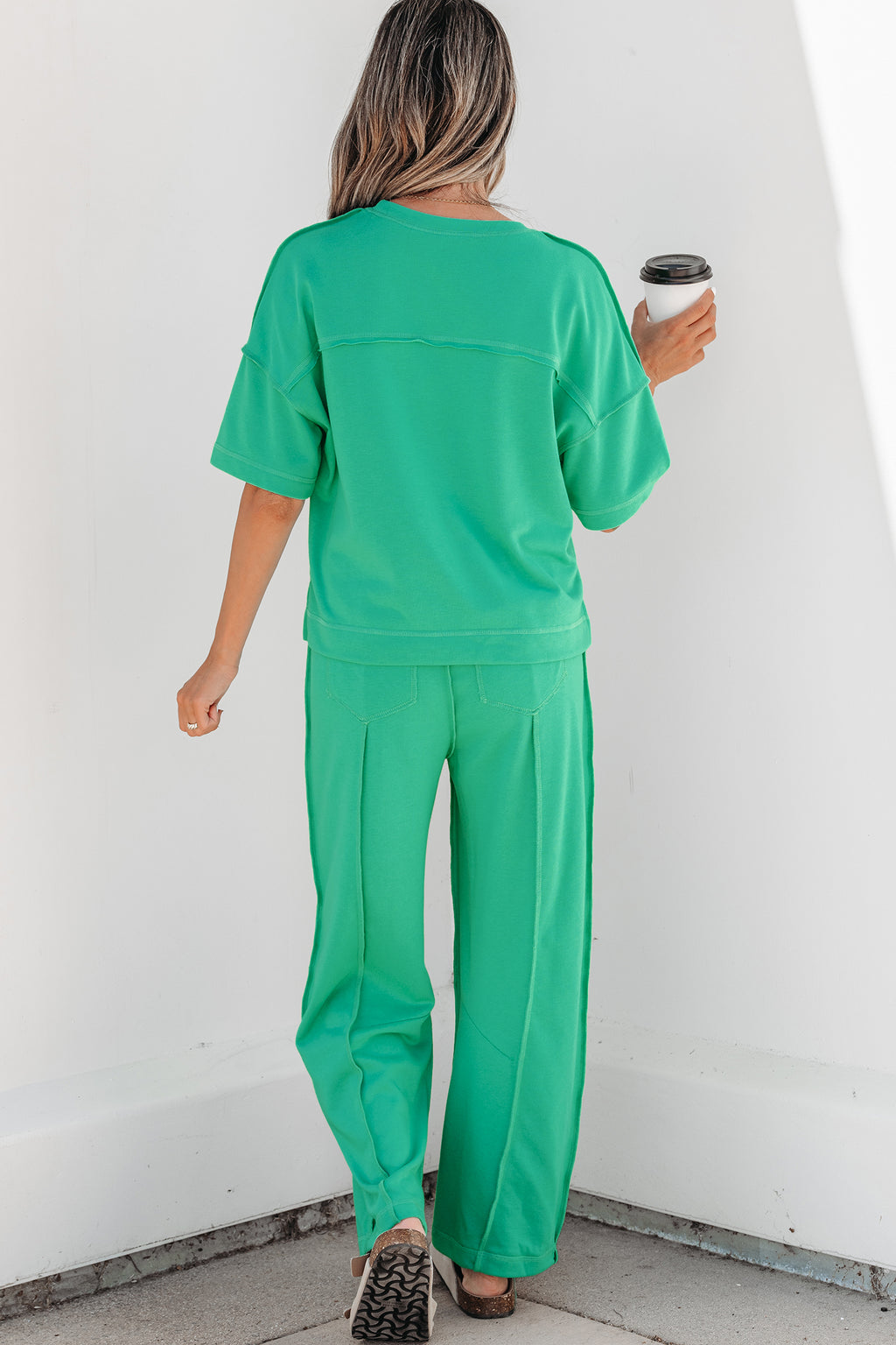 Drop Shoulder Boxy Tee & Barrel Pants Co-ord Set | Multiple Colours | UK 8–26