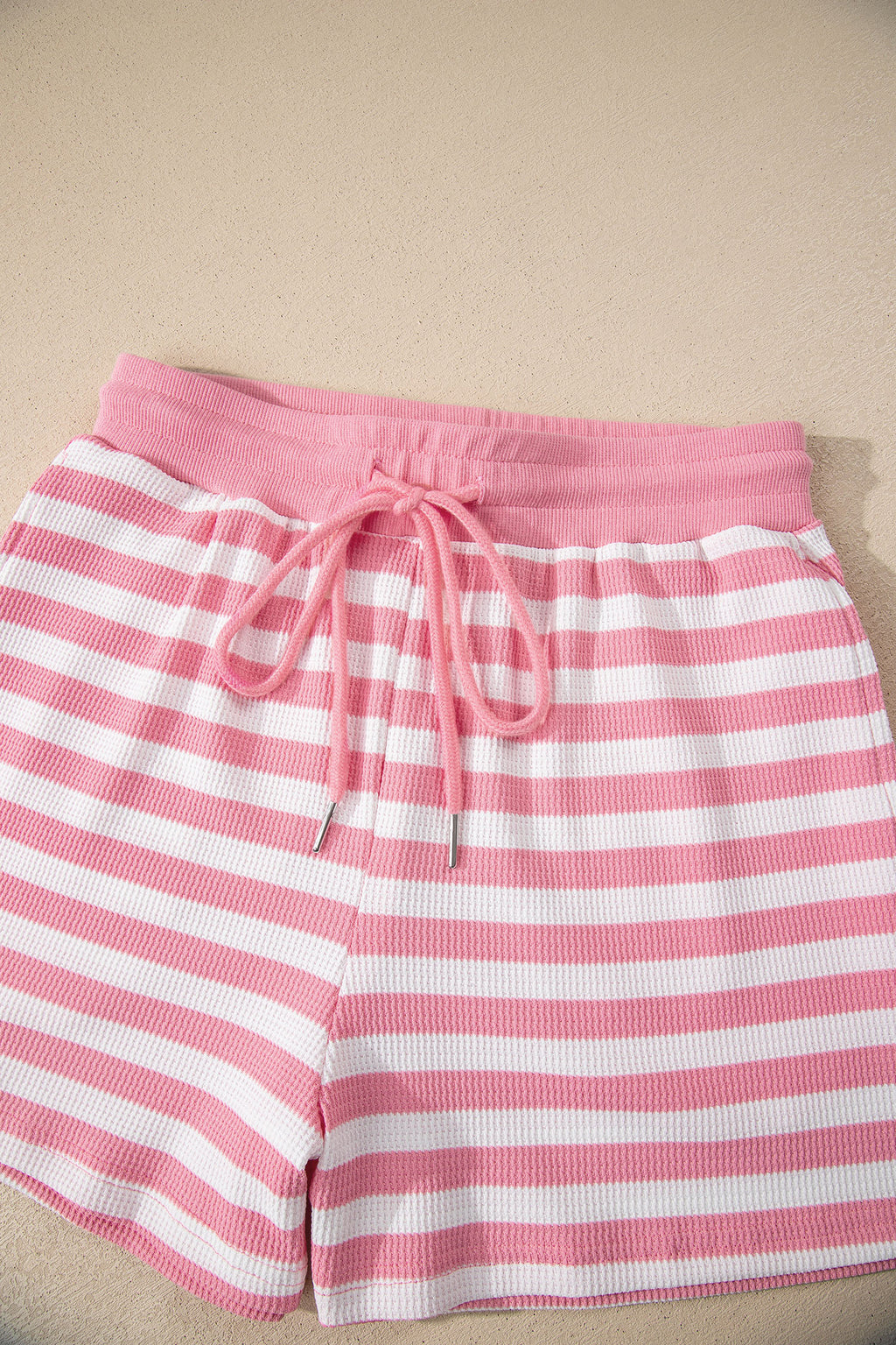 LivelyLooks Women's Stripe Puff Sleeve Top & Shorts Matching Set S-2XL women's fashion