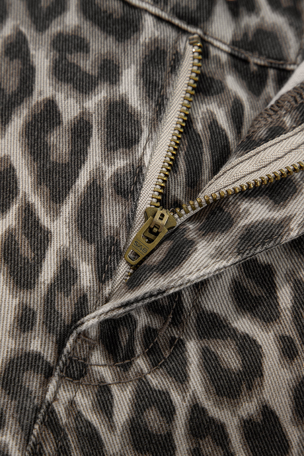 Shop Yellow Leopard Print Straight Loose Leg Jeans UK 8-20 at LivelyLooks