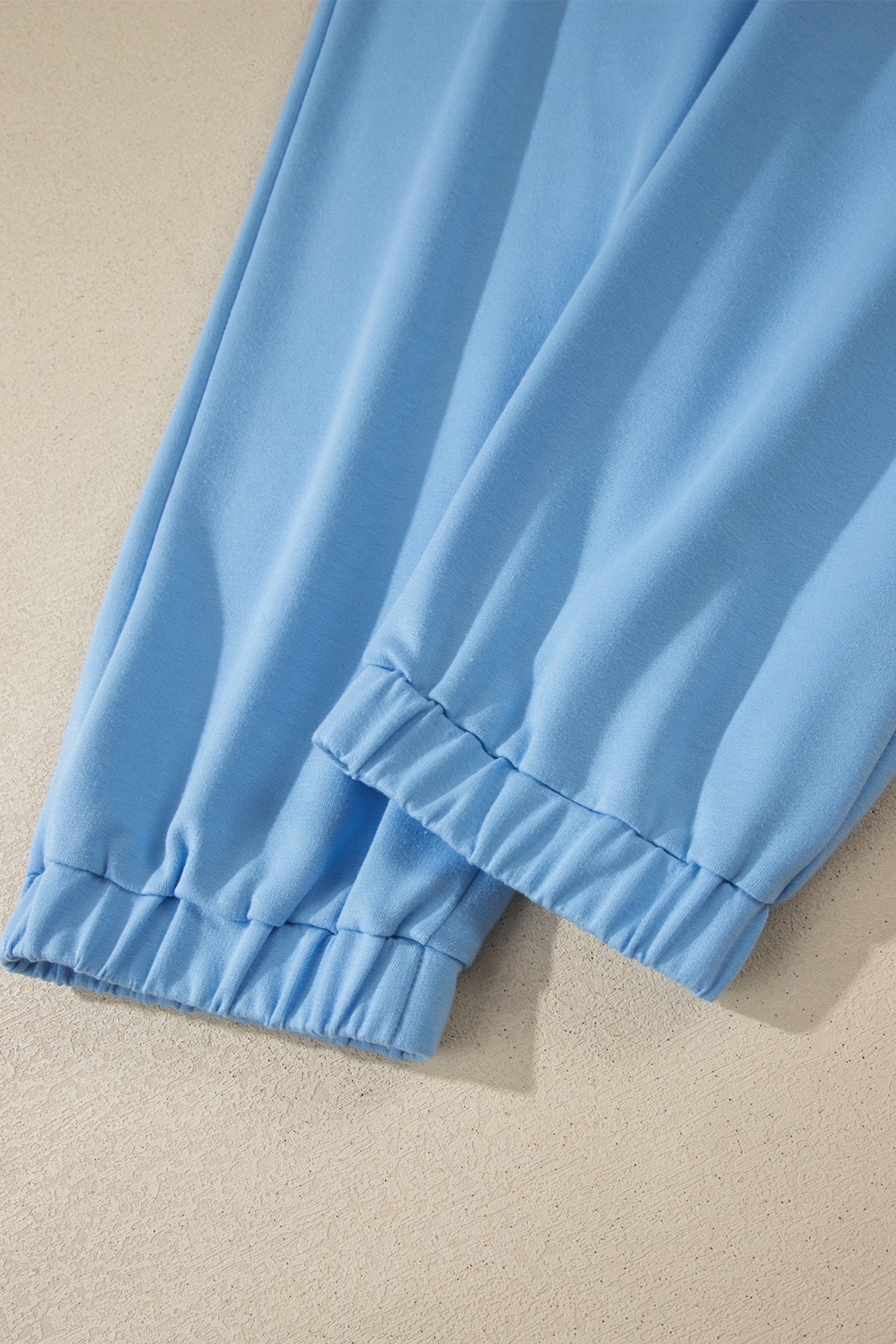 V-Neck Tee & Drawstring Pant Set | Apricot Pink, Mint Green, Bonbon & Beau Blue