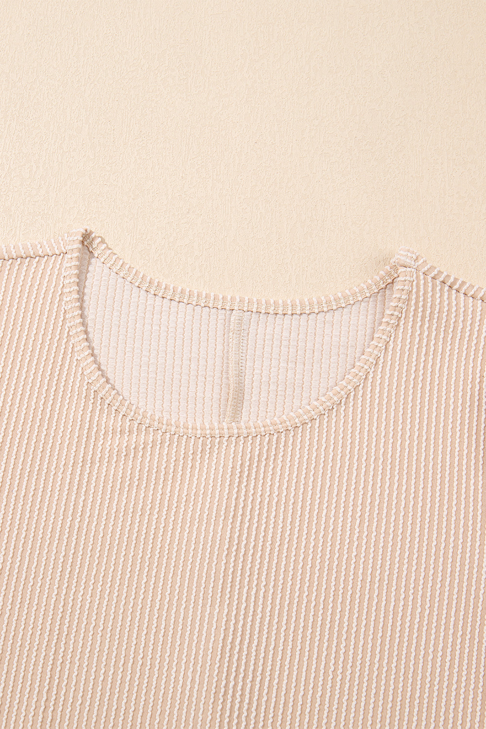 Corded Knit Crew Neck Puff Sleeve Shift Mini Dress S-XL