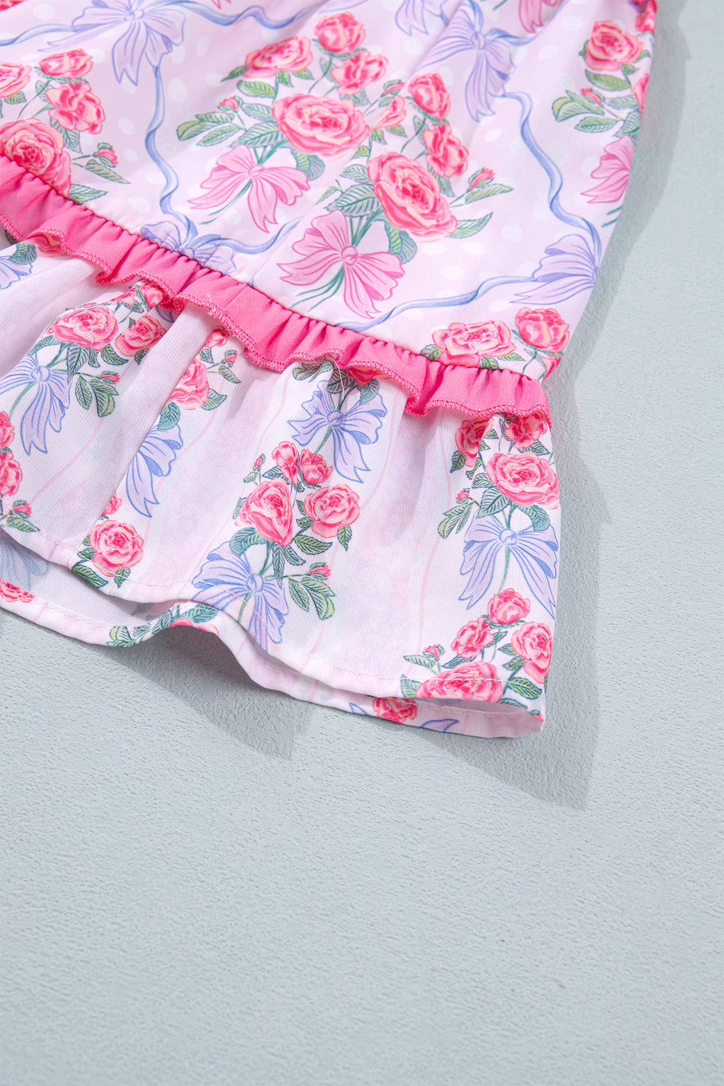 Purple Tiered Ruffle Sleeveless Summer Floral Mini Dress S-XL
