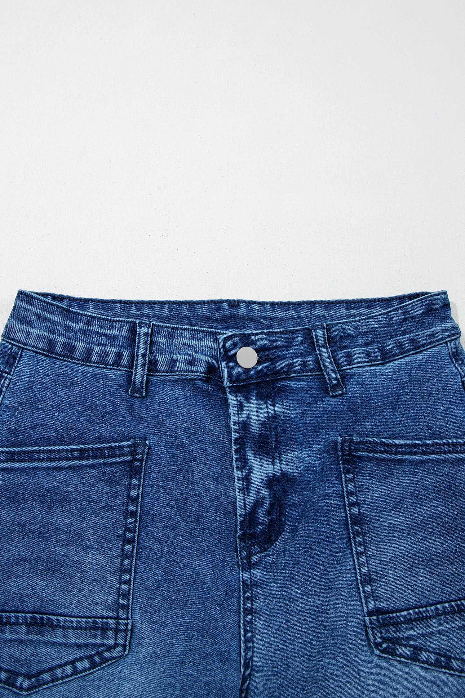 Shop Frayed Cropped Straight Leg Jeans UK 8-20 at LivelyLooks