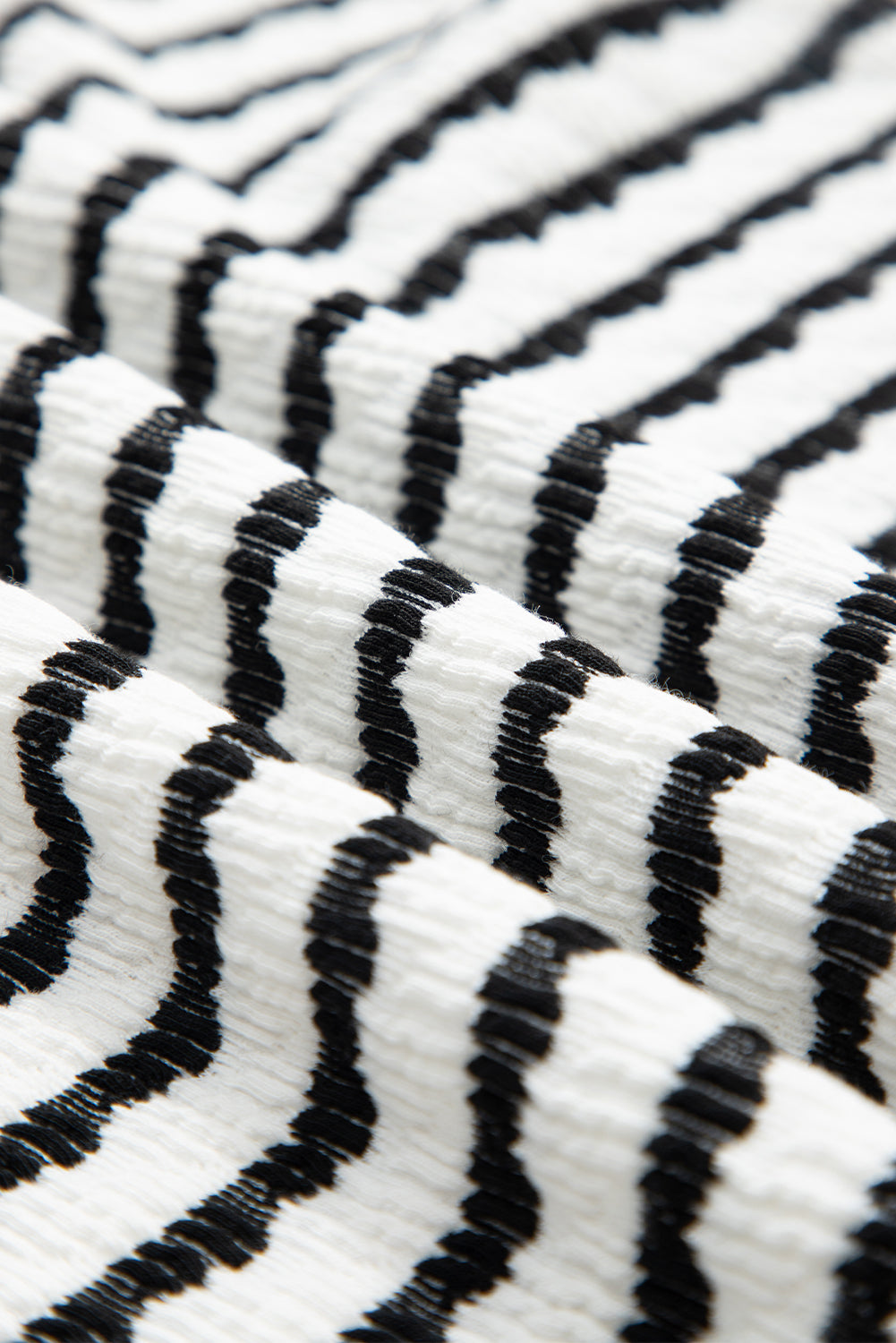 Shop Stripe Knitted Short Sleeve Top & Drawstring Shorts Co-ord S-3XL at LivelyLooks
