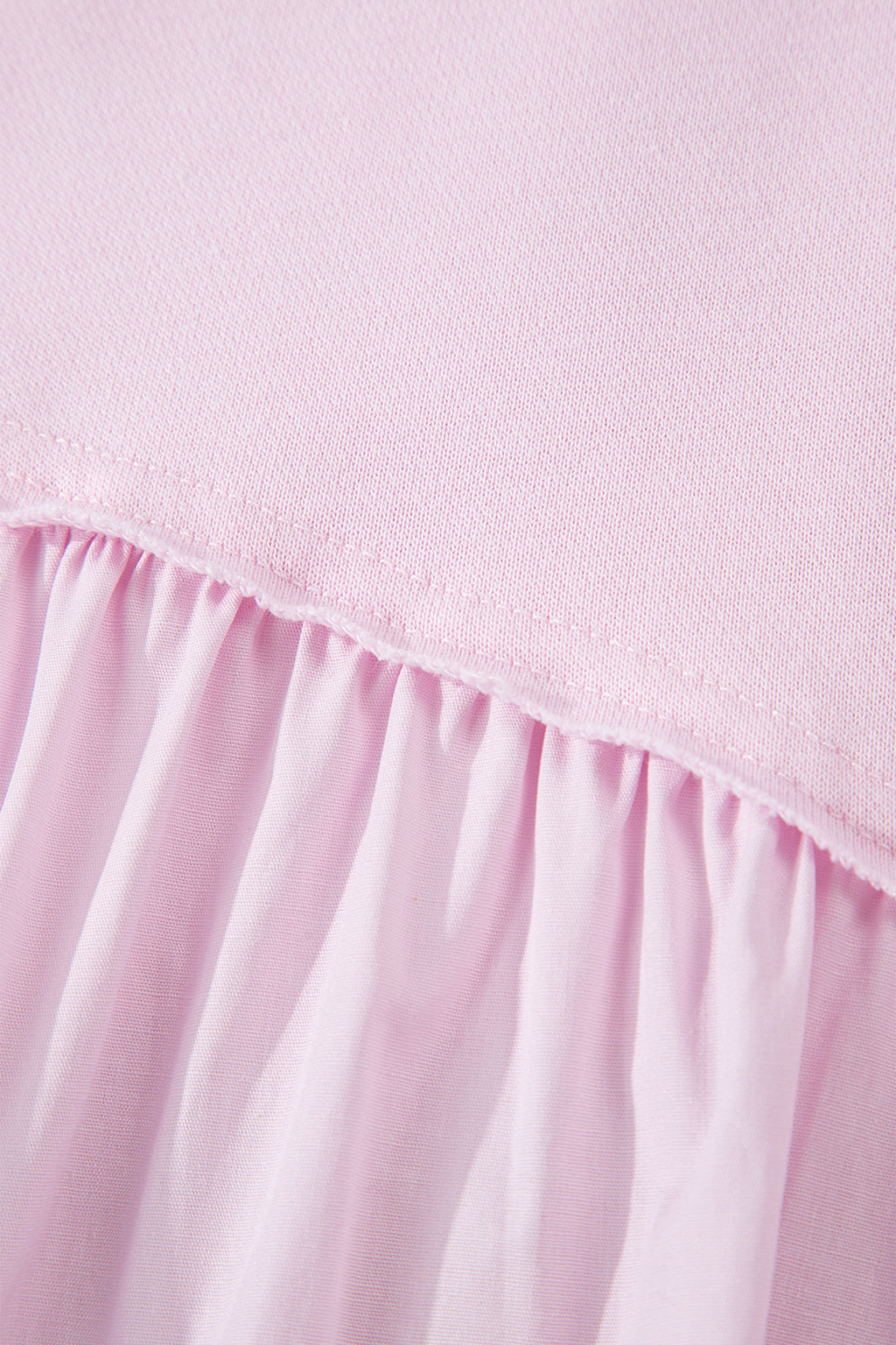 Pink Raw Seam Colour Block Polo Collar Mini Dress S-XL