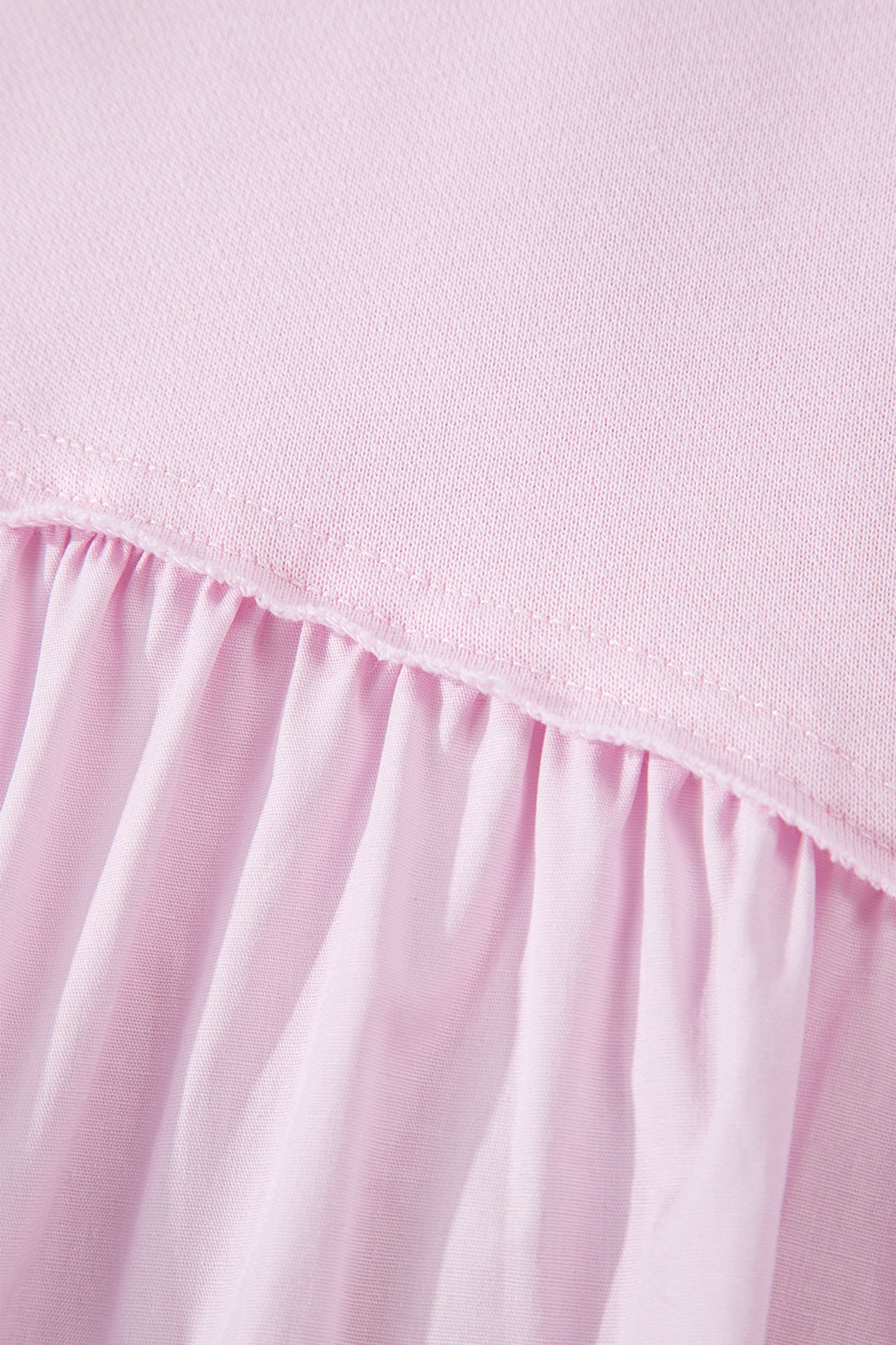 Pink Raw Seam Colour Block Polo Collar Mini Dress S-XL