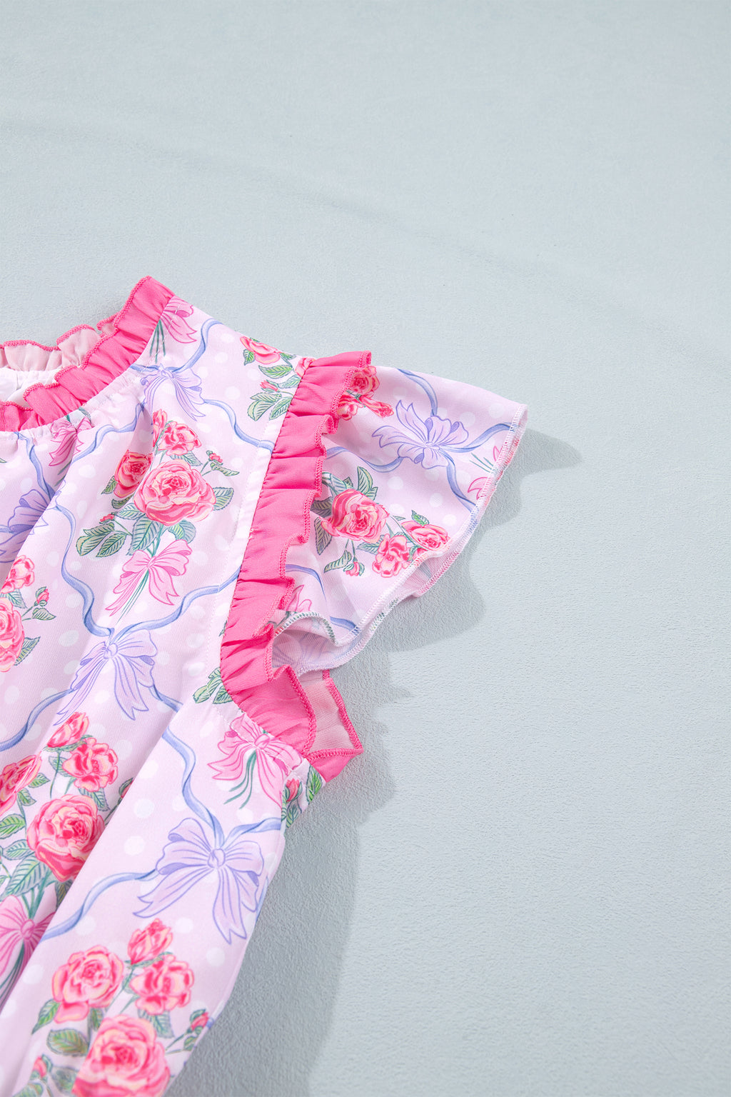 Purple Tiered Ruffle Sleeveless Summer Floral Mini Dress S-XL