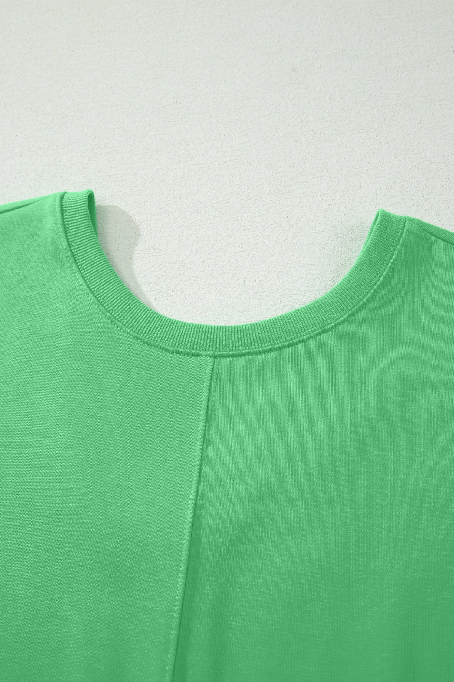 Solid Colour Raw Edge Half Sleeve Pocketed Loose Romper | Green, Pink & Red | UK 8-22
