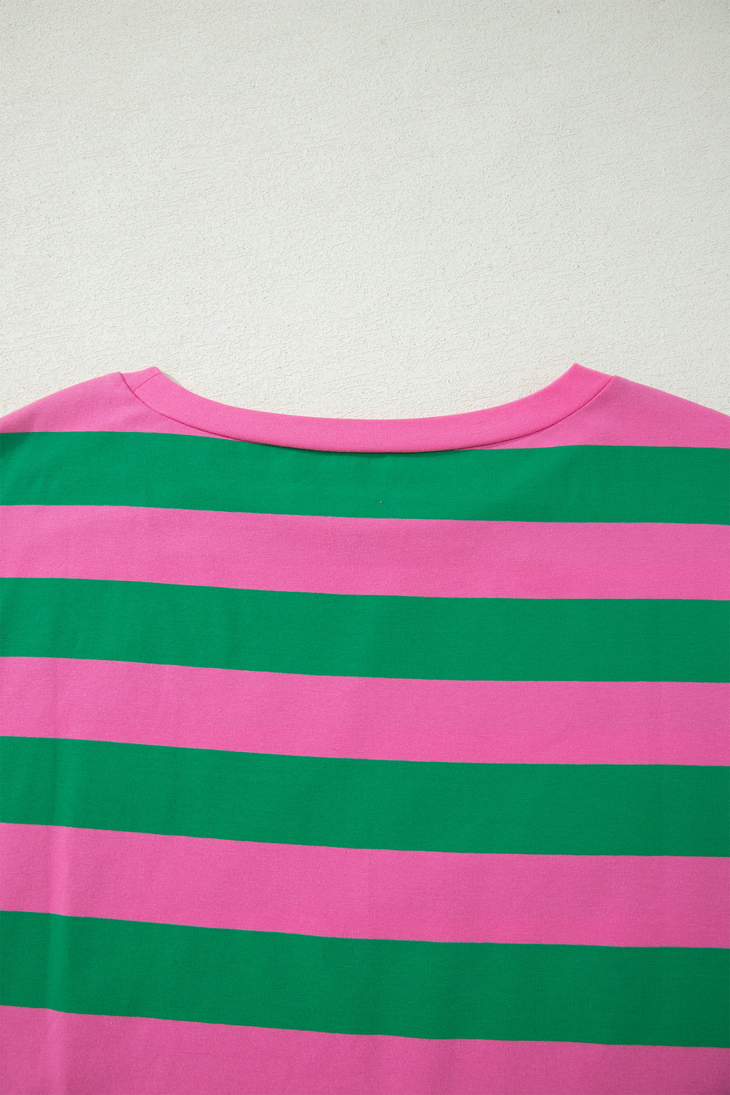 Striped Dolman Tee & Drawstring Skort Set – Pink, Rose & Yellow
