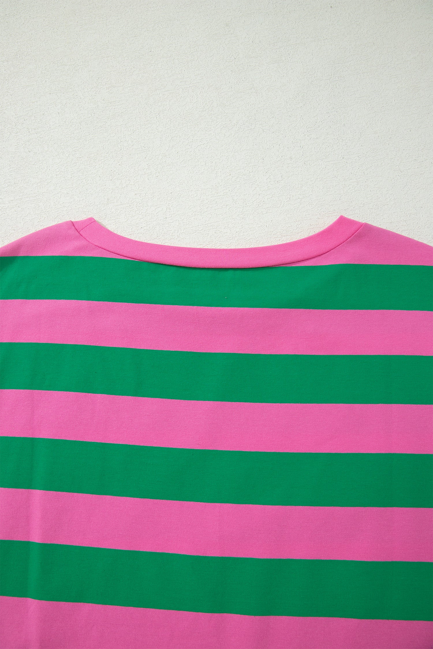 Striped Dolman Tee & Drawstring Skort Set – Pink, Rose & Yellow