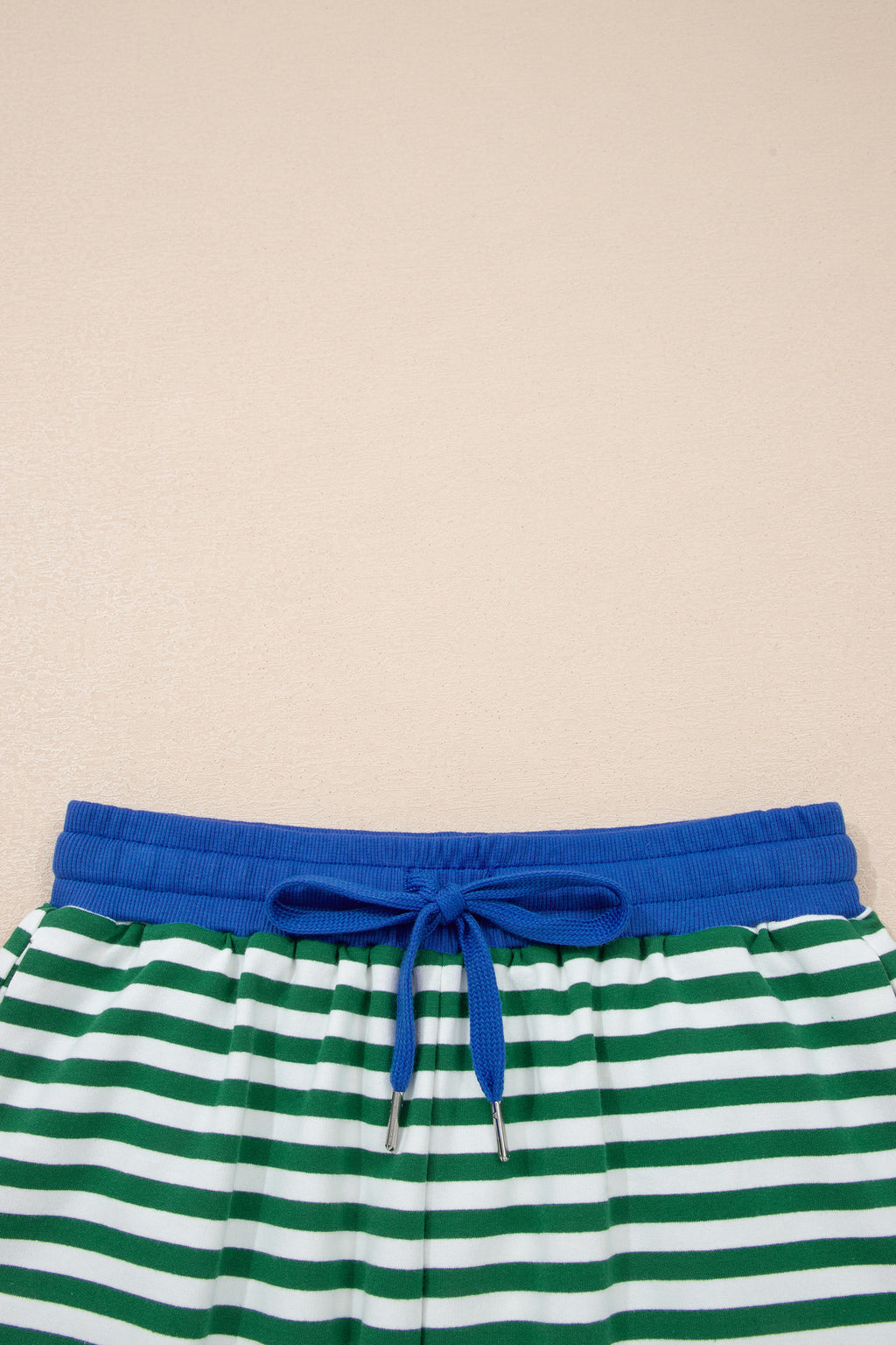 Shop Stripe Drop Shoulder Terry Short Set | Casual Co-ord S-XL at LivelyLooks