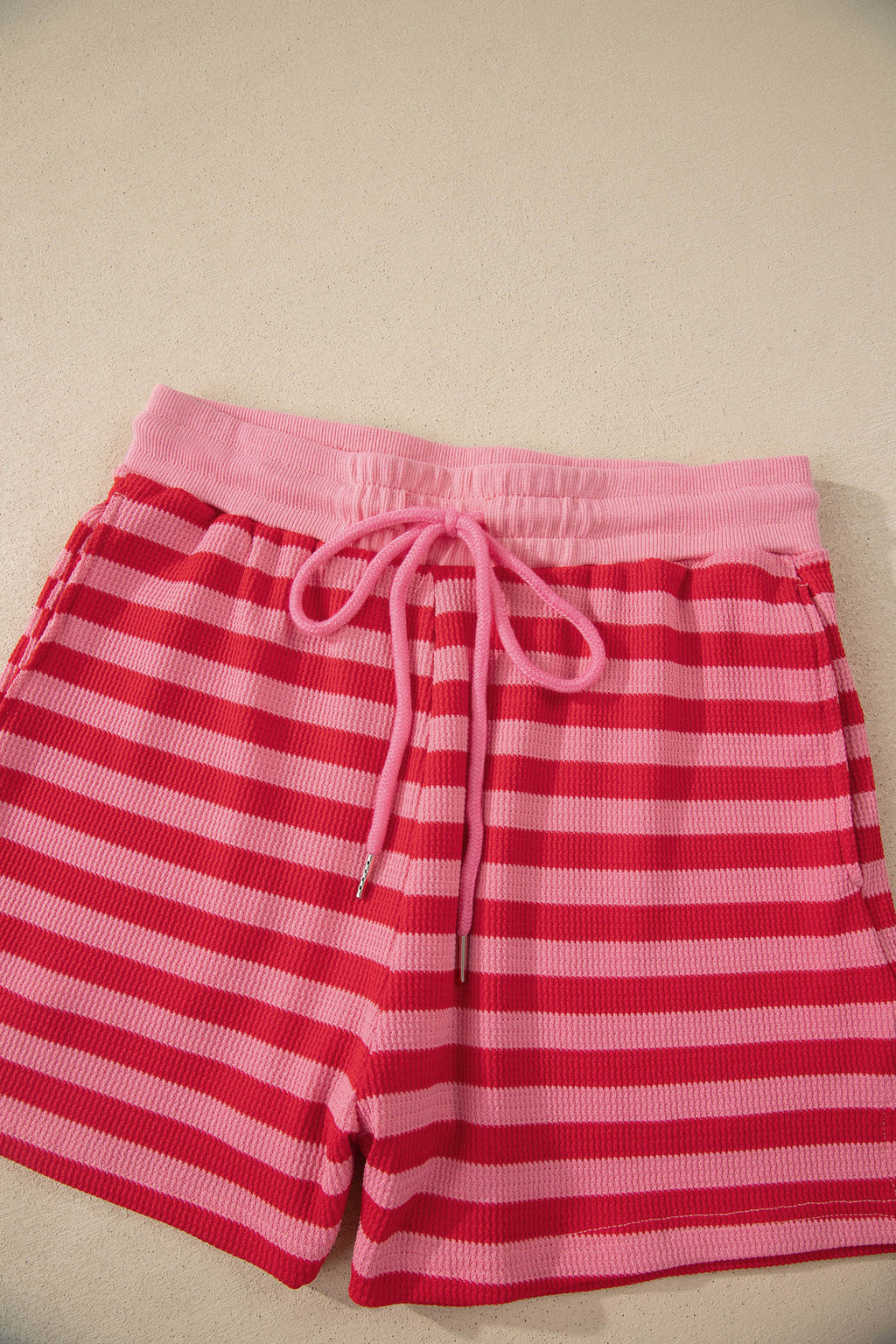 LivelyLooks Women's Stripe Puff Sleeve Top & Shorts Matching Set S-2XL women's fashion