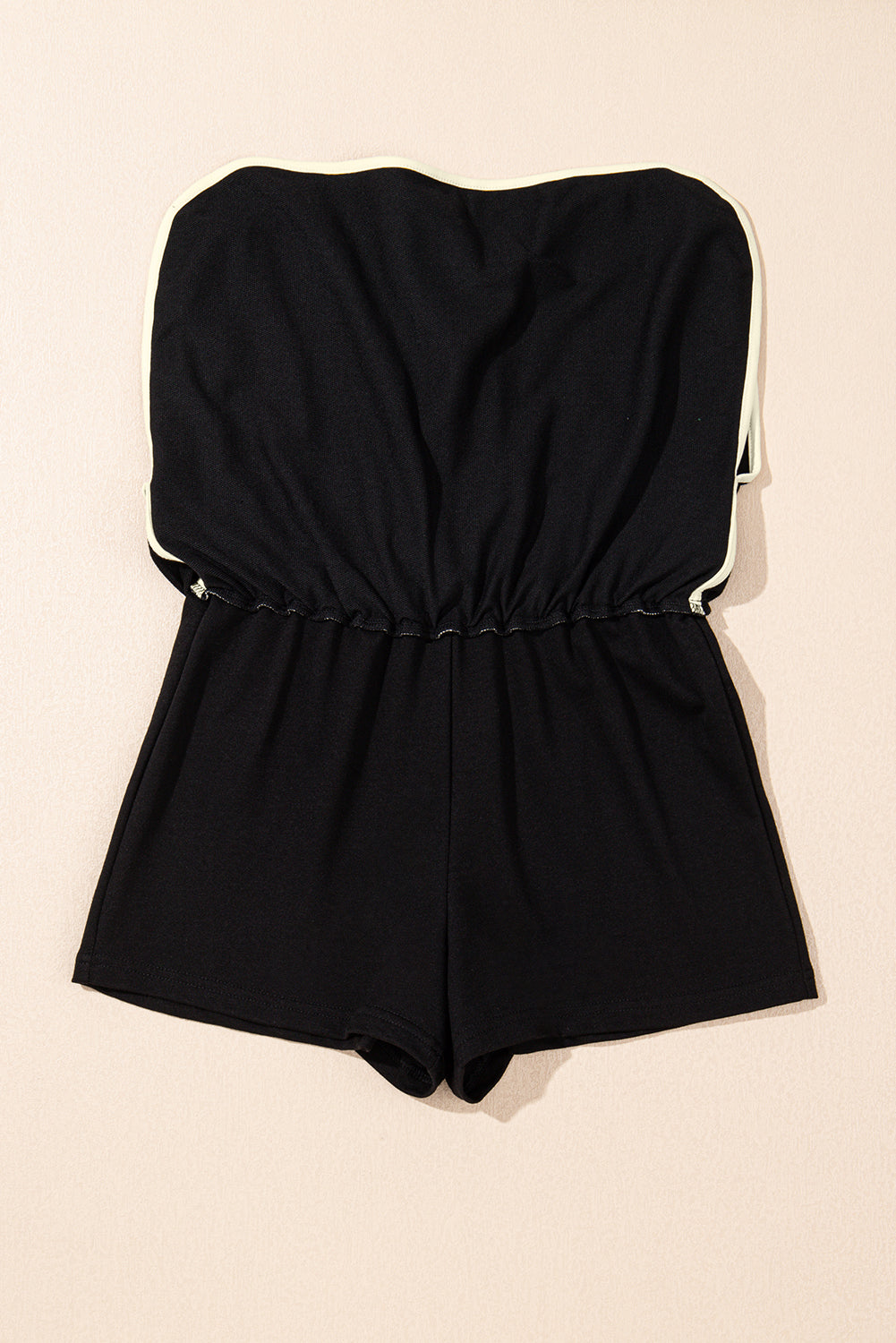 Colourblock Drop Shoulder T-Shirt & Skort 2-Piece Set Beige Black Green