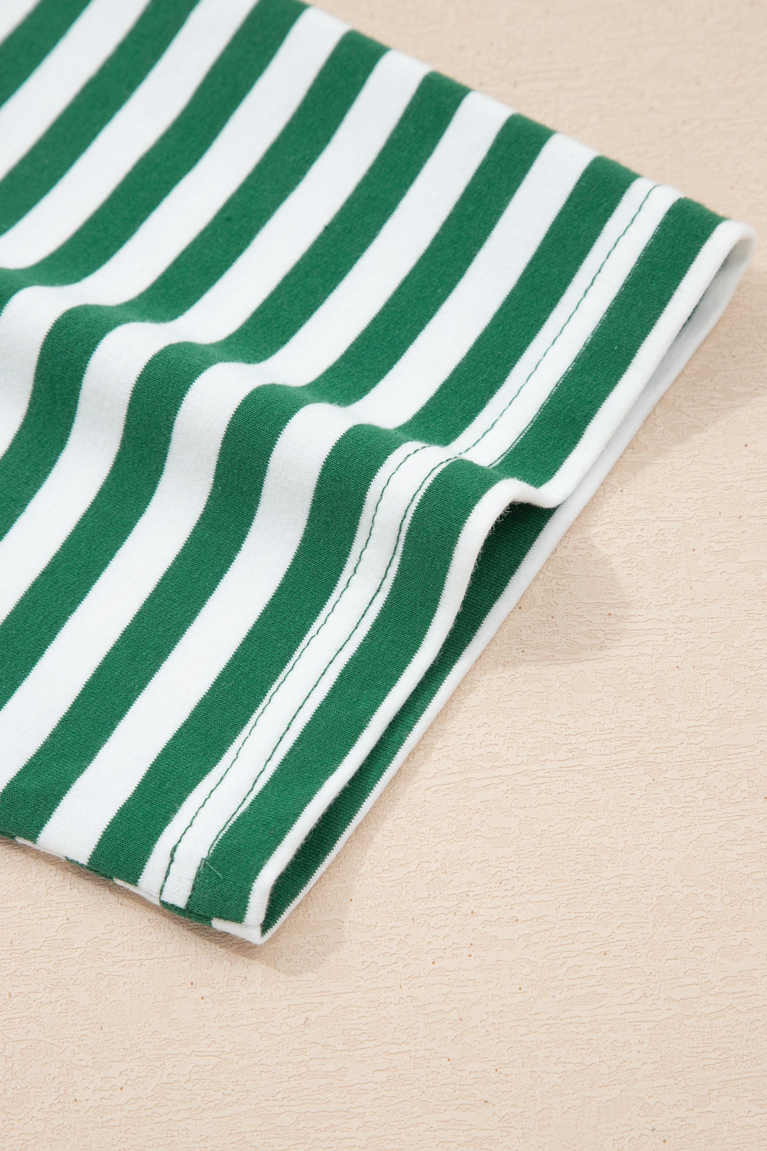 Shop Stripe Drop Shoulder Terry Short Set | Casual Co-ord S-XL at LivelyLooks