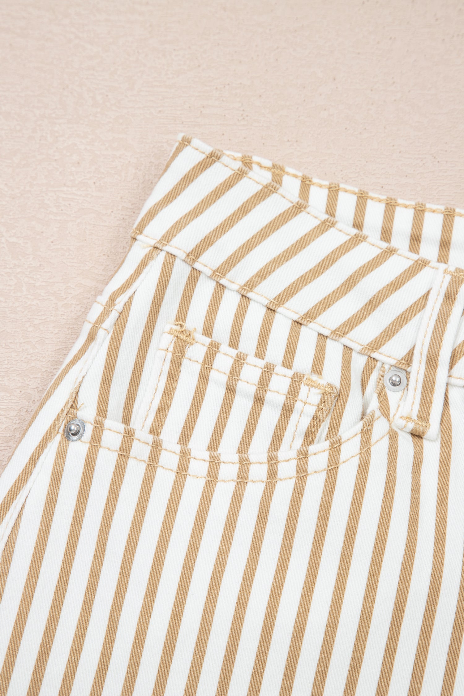 Shop Stripe Casual Barrel Leg Jeans UK 8-20 at LivelyLooks