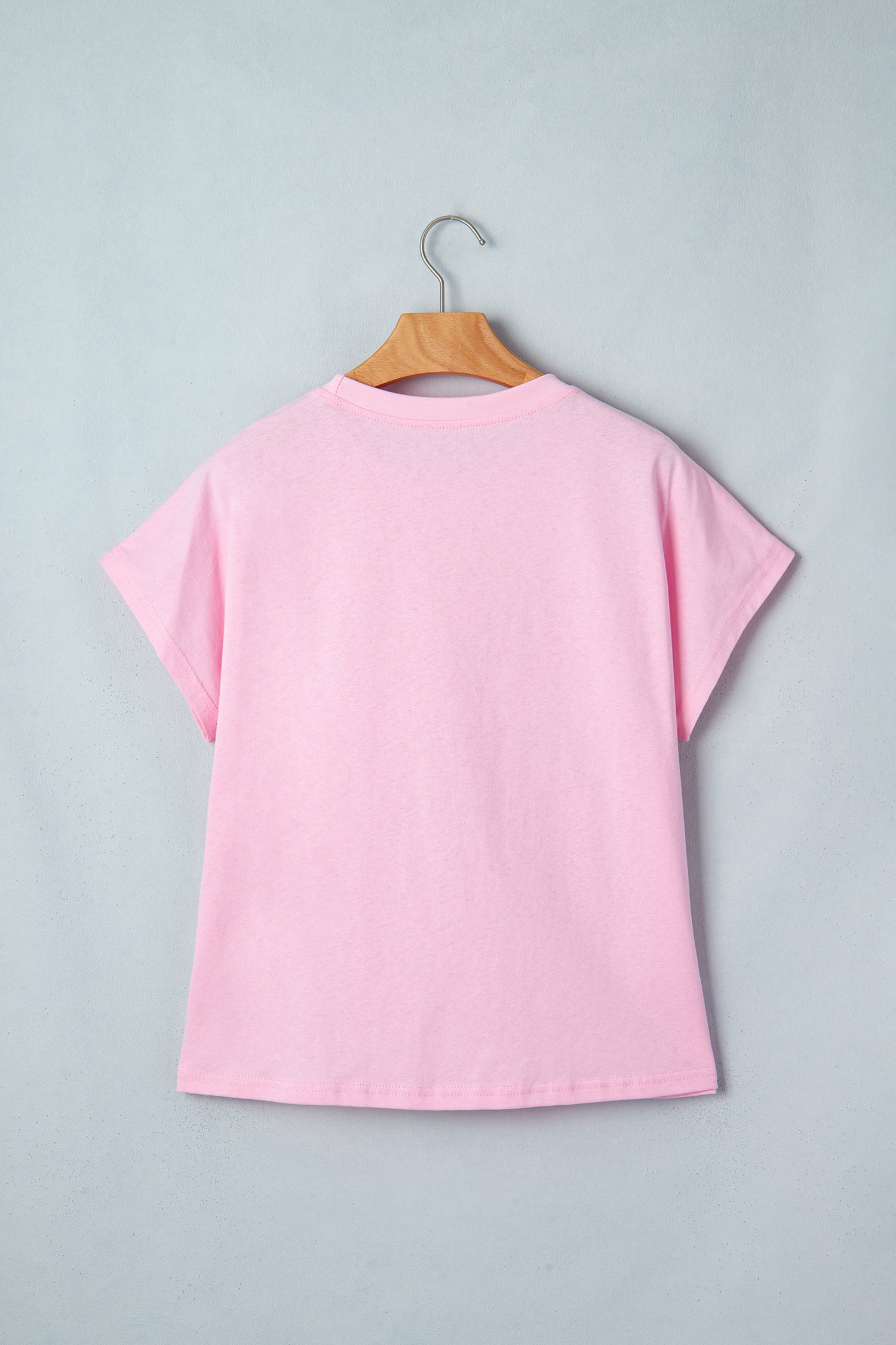 Women's Leopard Bow Embroidered Cotton Round Neck T-Shirt | White, Pink & Black | UK 8-22 at LivelyLooks