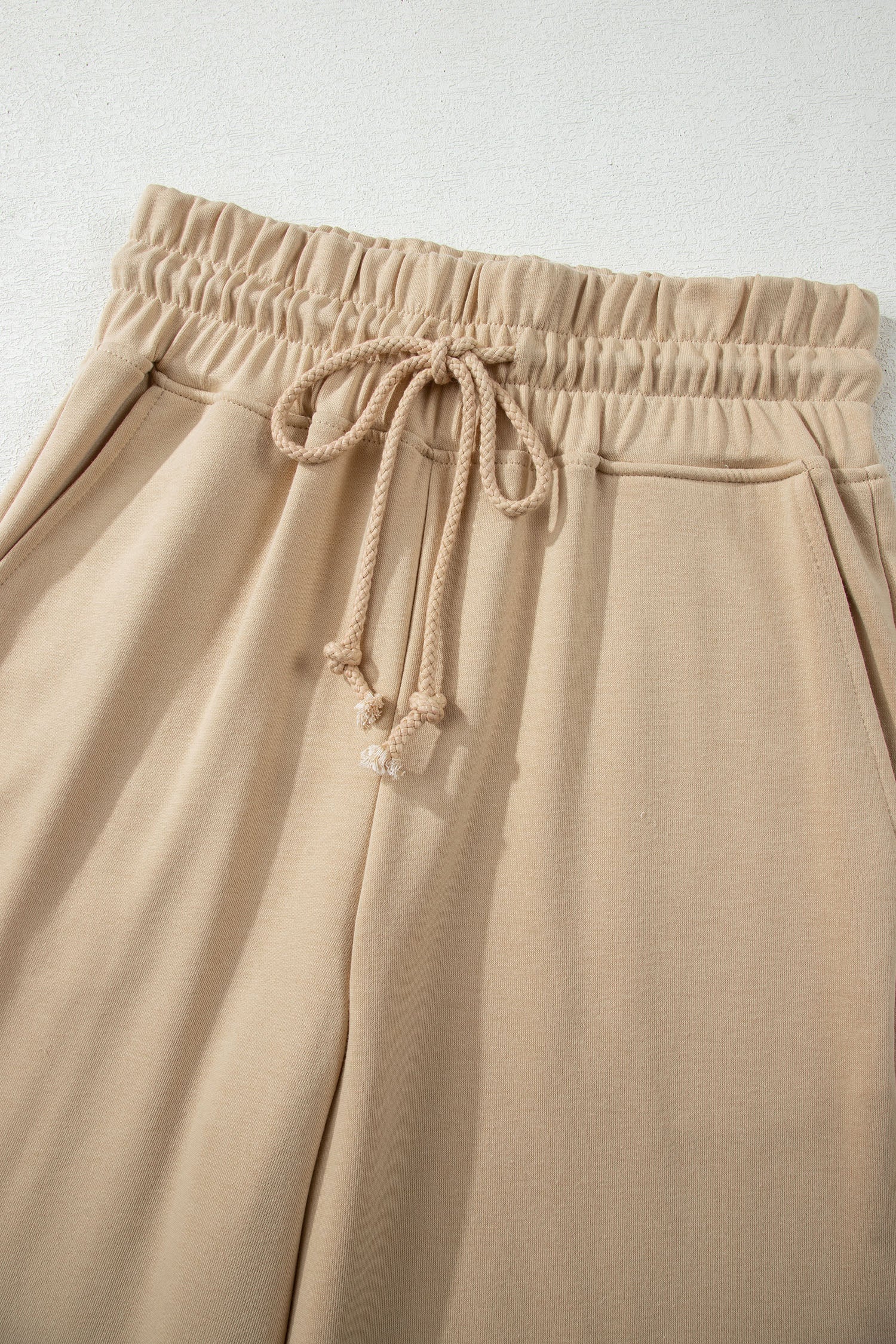 Solid Loose Tee & Drawstring Wide Leg Pants Co-ord Set | 4 Colours | UK 8–22