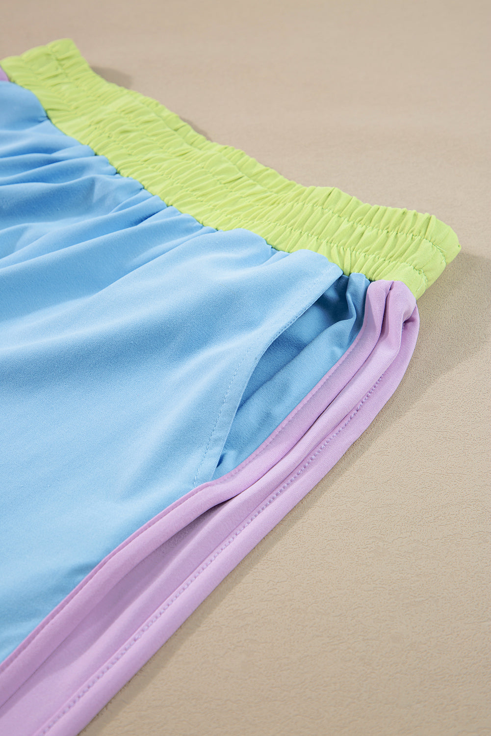 Colour Block Cap Sleeve Tee & Crop Wide Leg Trousers Set | 8 Colours