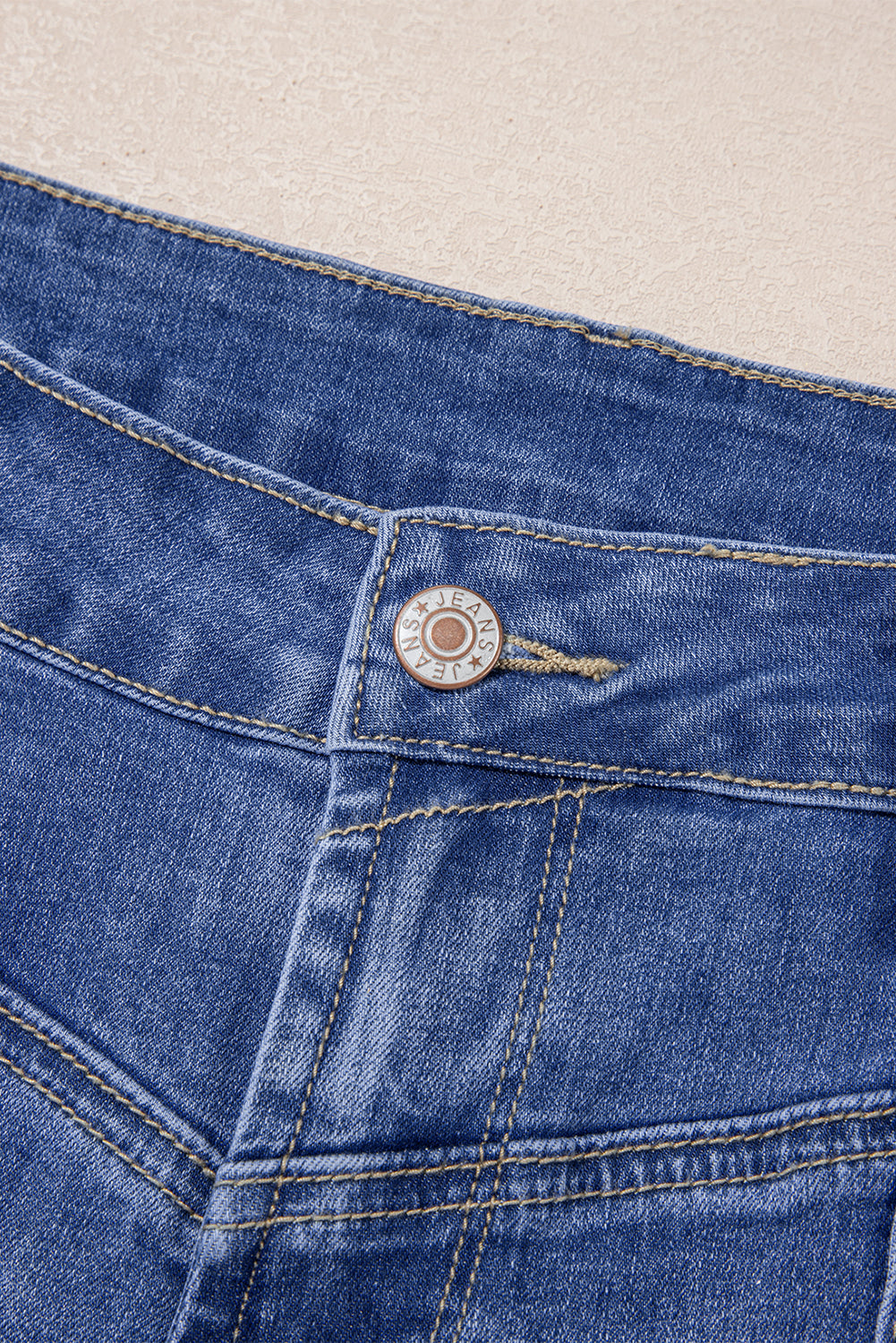 Women's Women's High Rise Straight Leg Jeans Tailored Seam Detail Loose Fit Sizes 4-16 at LivelyLooks