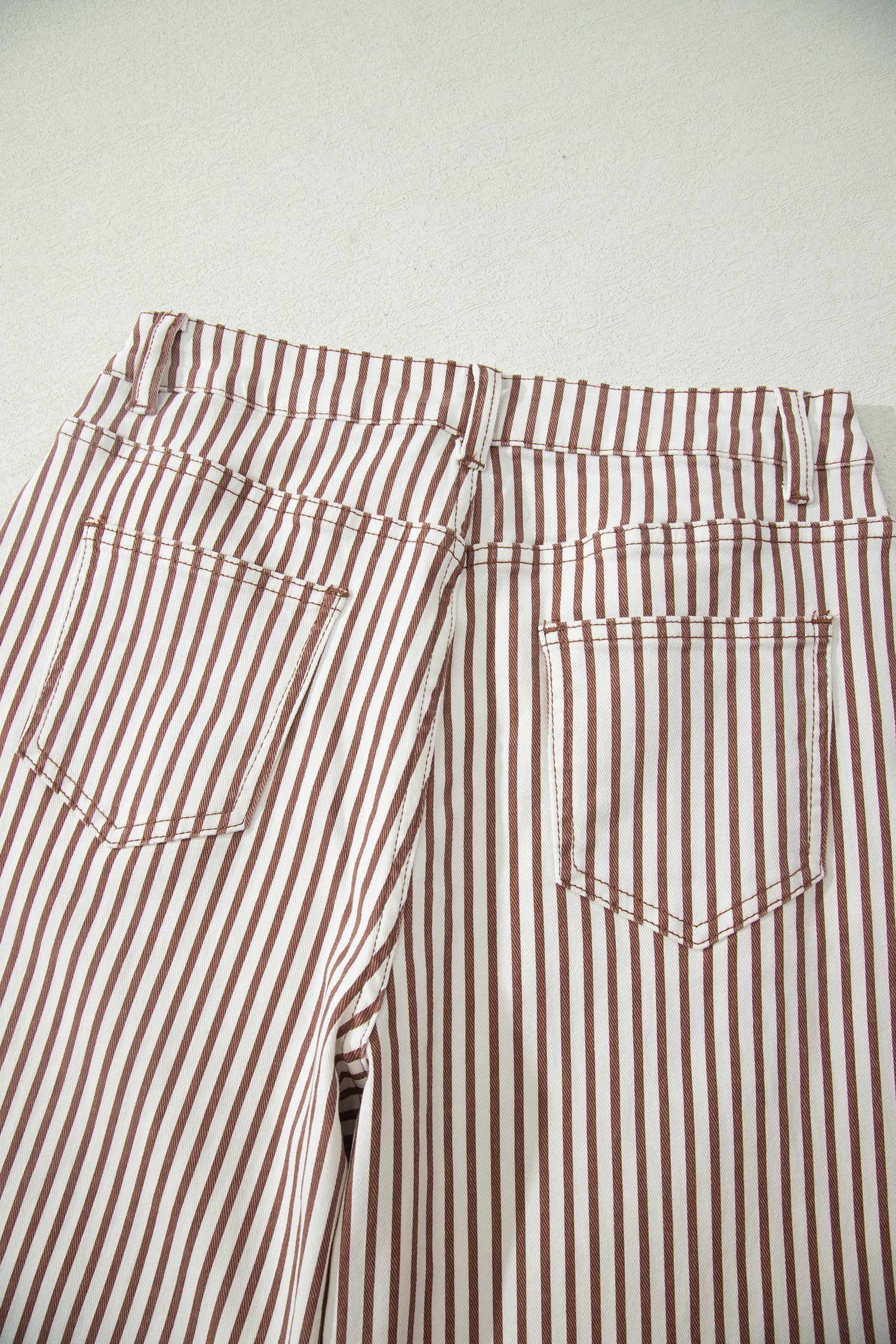Stripe Casual Barrel Leg Jeans UK 4-16