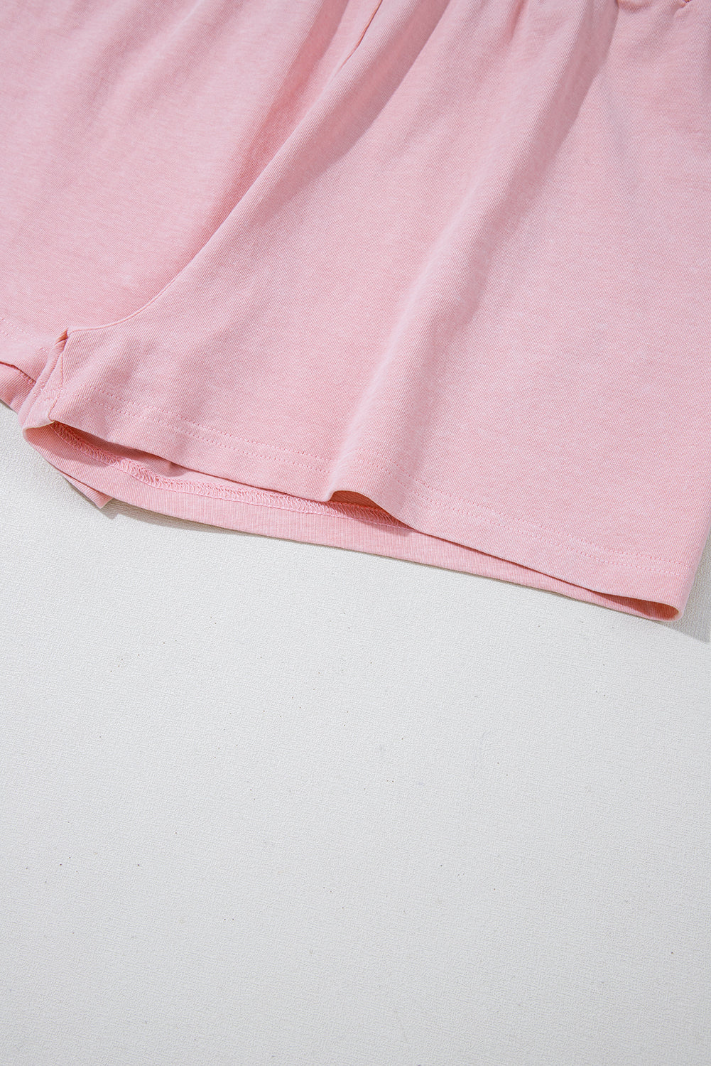 Women's Light Pink 2 Pieces Mineral Wash Cotton Tank Top Lined Split Skirt Set at LivelyLooks