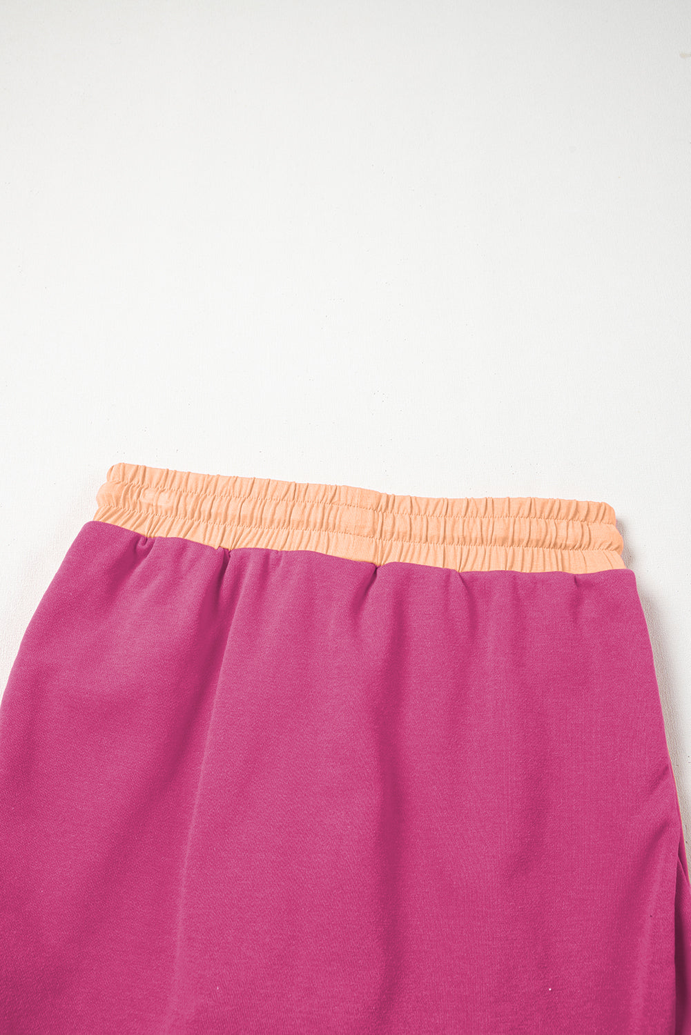 Shop Colour Contrast Loose Pullover & Lace-Up Waist Skort Set S-XL at LivelyLooks