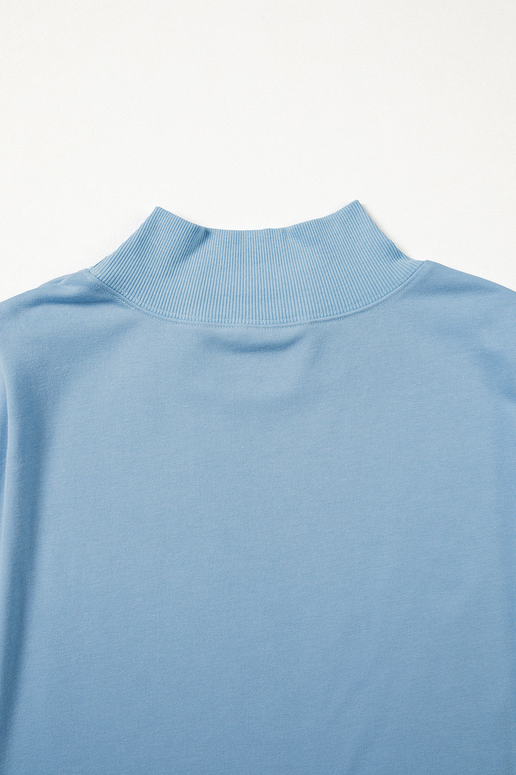 High Neck Cap Sleeve Loose Top White Pink Mint Green Grey Myosotis Orange Black S-XL