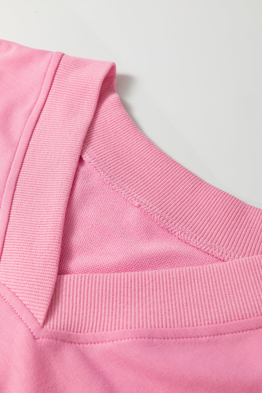 V-Neck Tee & Drawstring Pant Set | Apricot Pink, Mint Green, Bonbon & Beau Blue