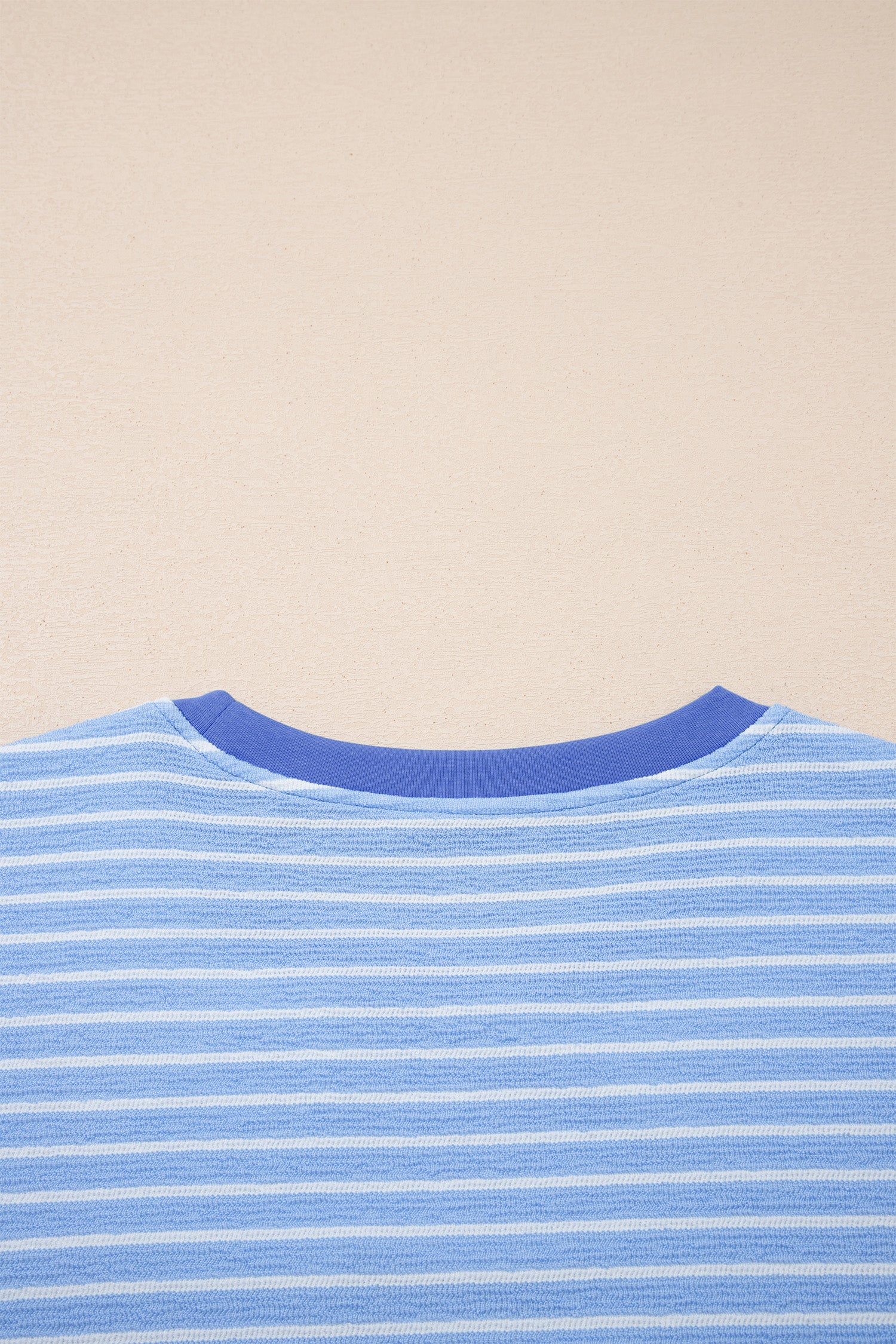 Stripe Crew Neck Tee & Drawstring Cropped Trousers Set | 4 Colours | Sizes 8-22