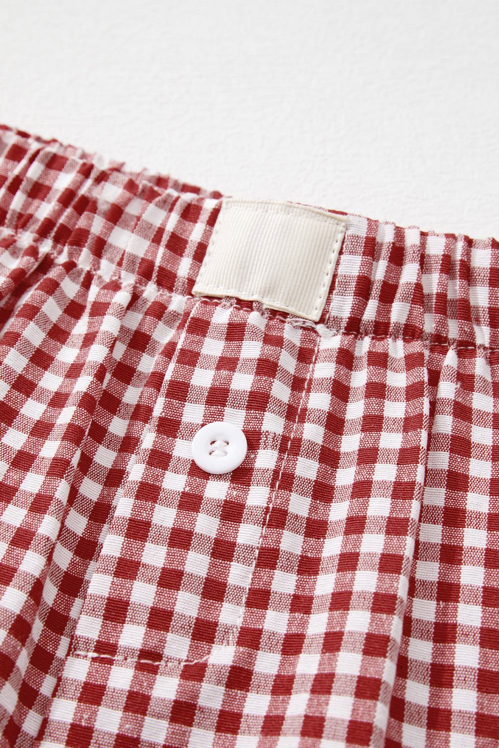 Shop Gingham Print High Waist Casual Shorts S-2XL at LivelyLooks