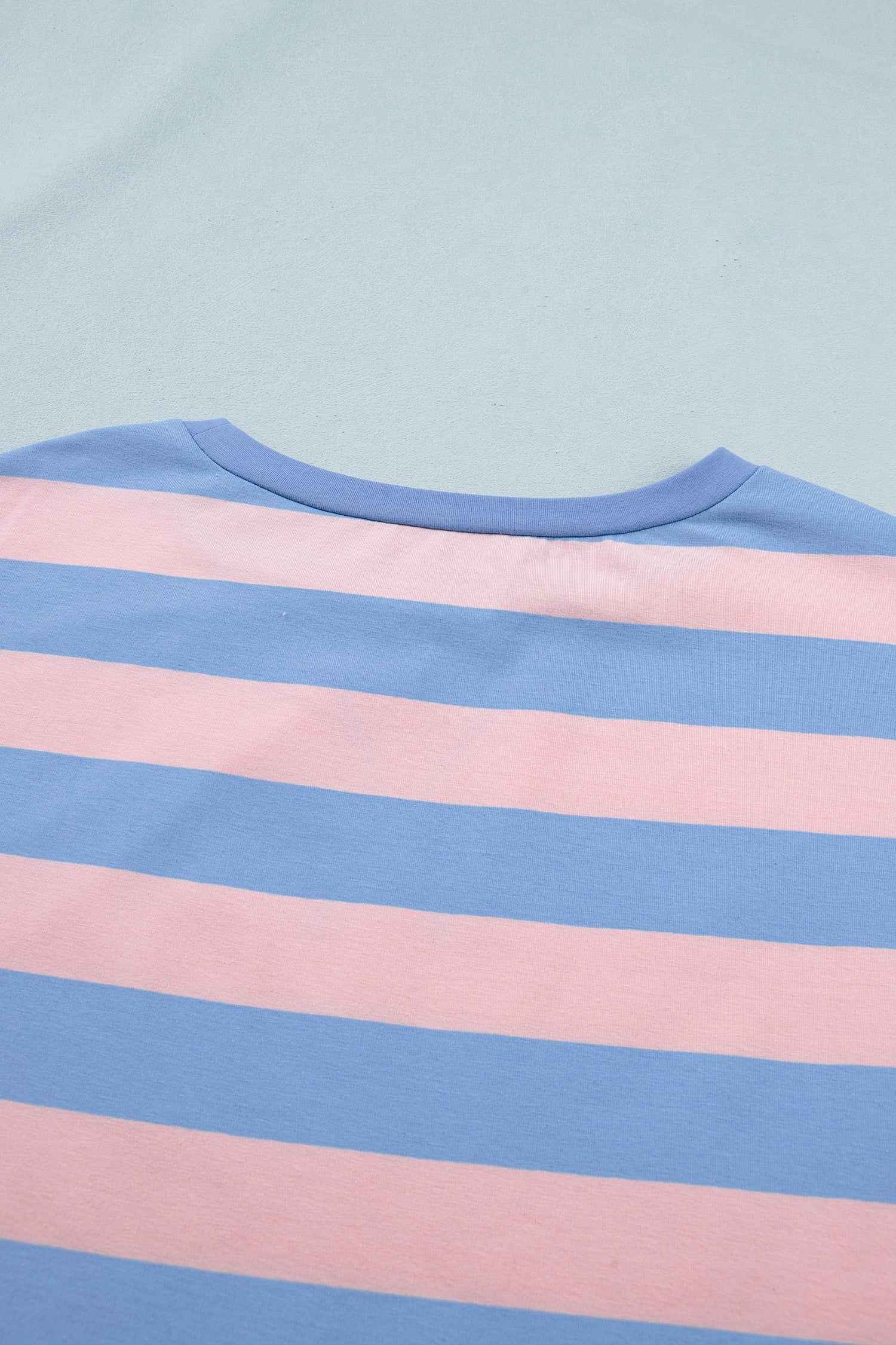 Striped Dolman Tee & Drawstring Skort Set – Pink, Rose & Yellow
