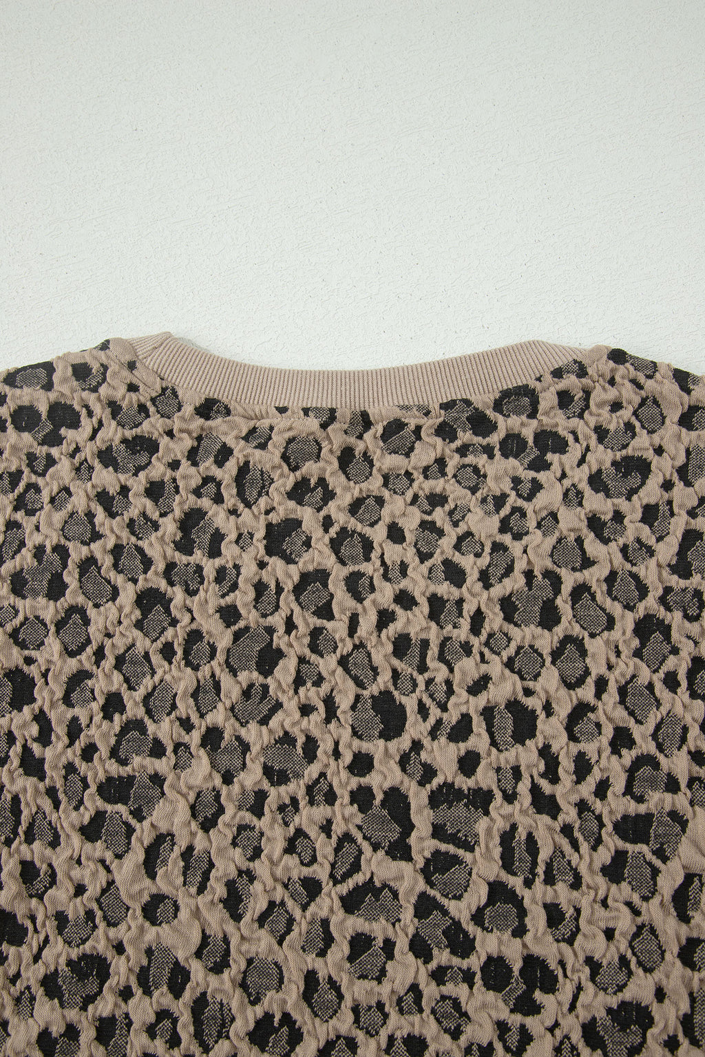 Women's Khaki Leopard Textured Sleeveless Mini Dress with Pockets at LivelyLooks
