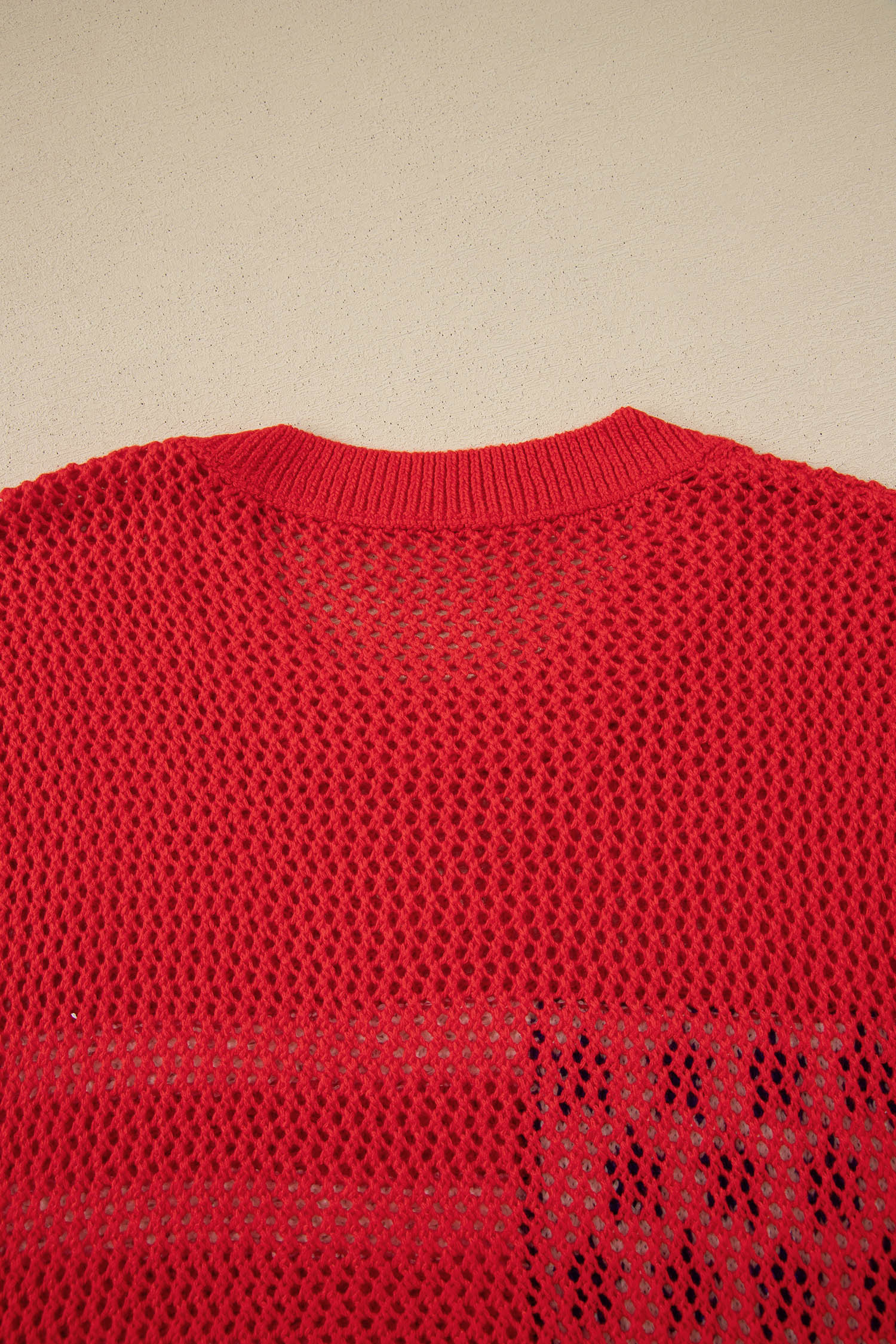 LivelyLooks Fiery Red Flag Graphic Short Sleeve Sweater Top women's fashion