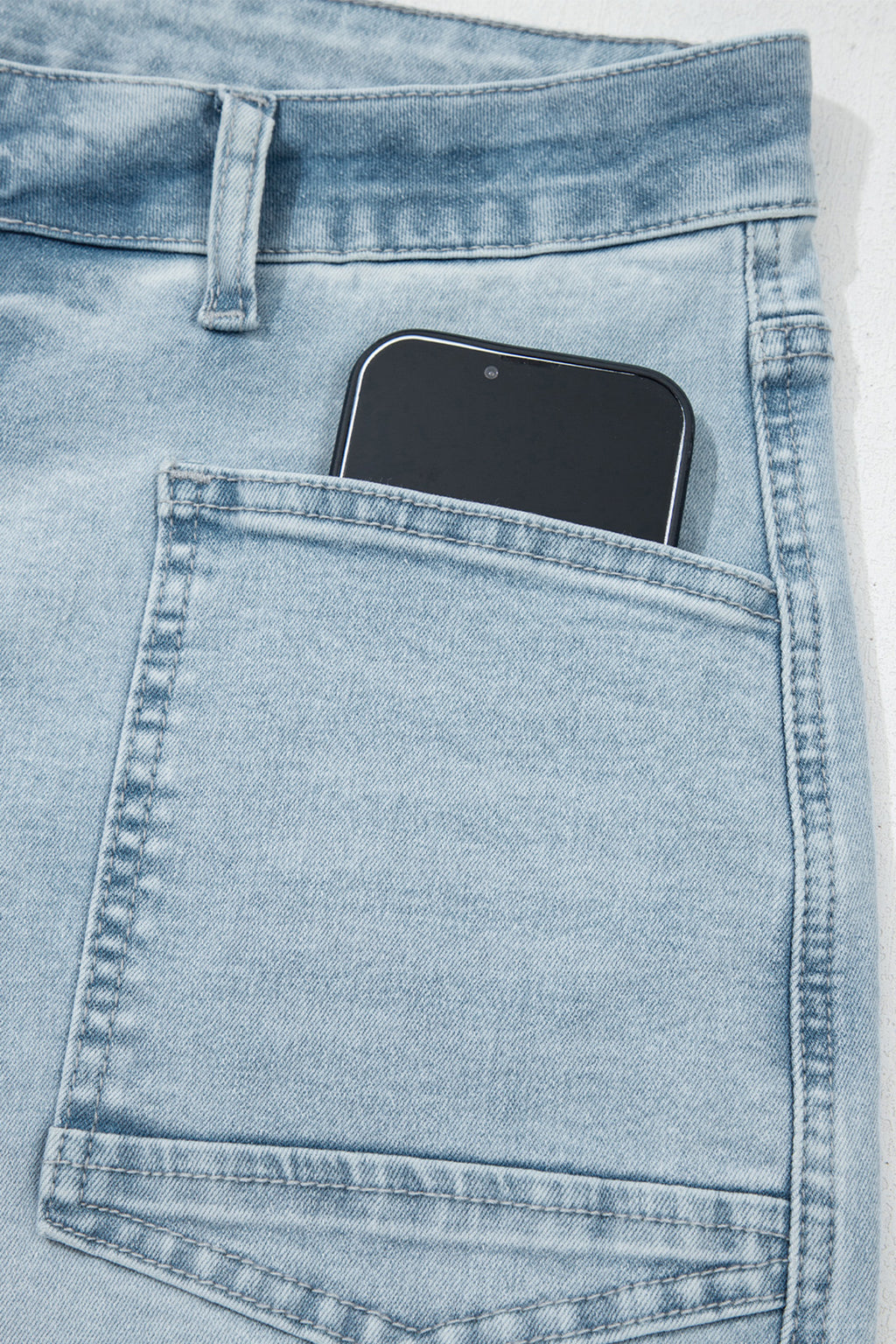 Shop Frayed Cropped Straight Leg Jeans UK 8-20 at LivelyLooks