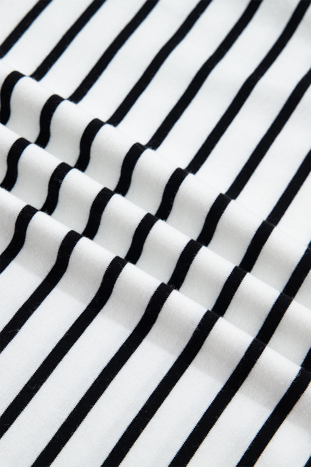 White Stripe Ruffle Trim Knot Back Tank Top | Sizes S-XL