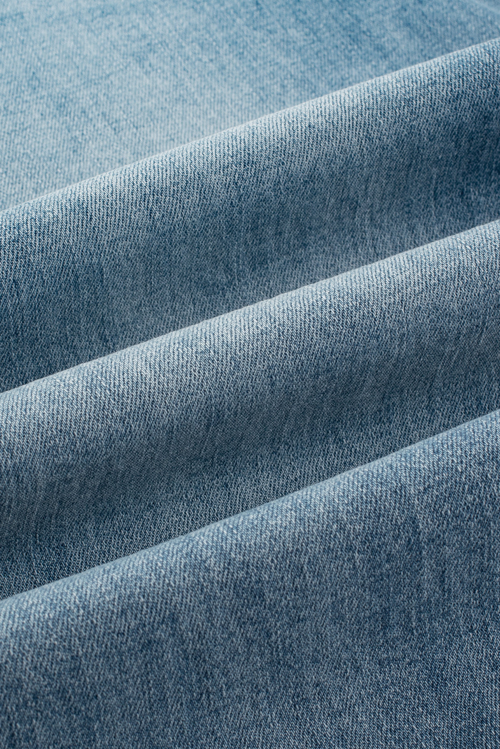 Women's Women's Medium Wash Straight Jeans Multi Button Loose Leg Sizes 6-16 at LivelyLooks