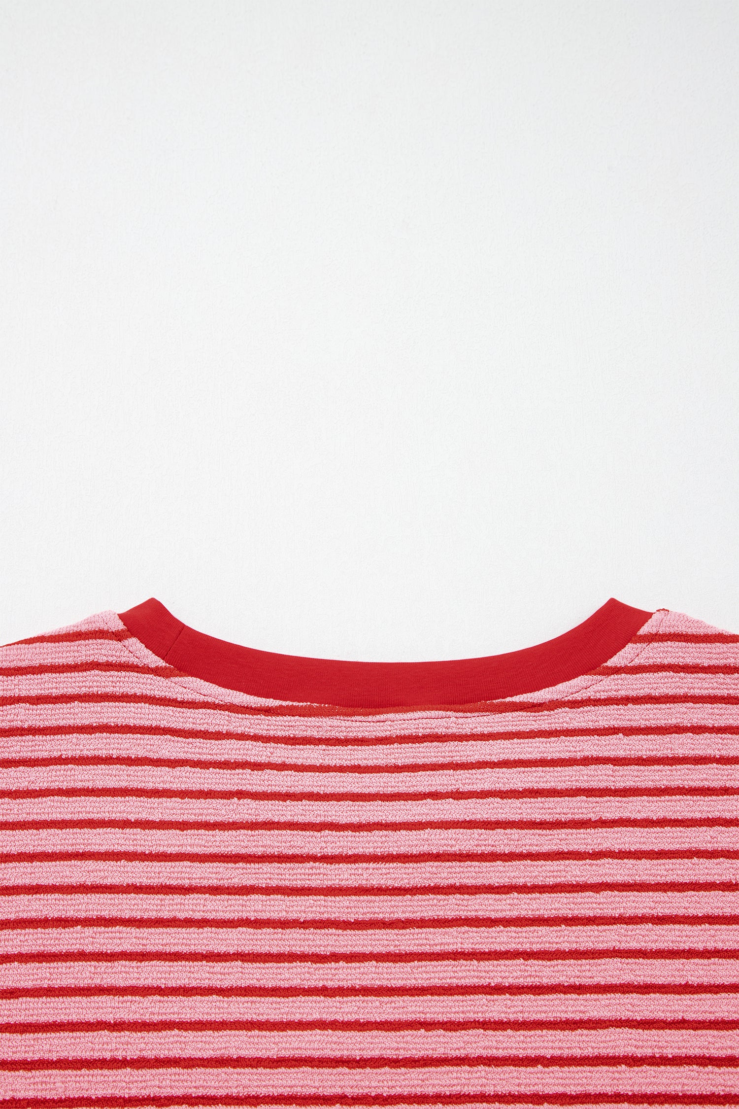 Stripe Crew Neck Tee & Drawstring Cropped Trousers Set | 4 Colours | Sizes 8-22