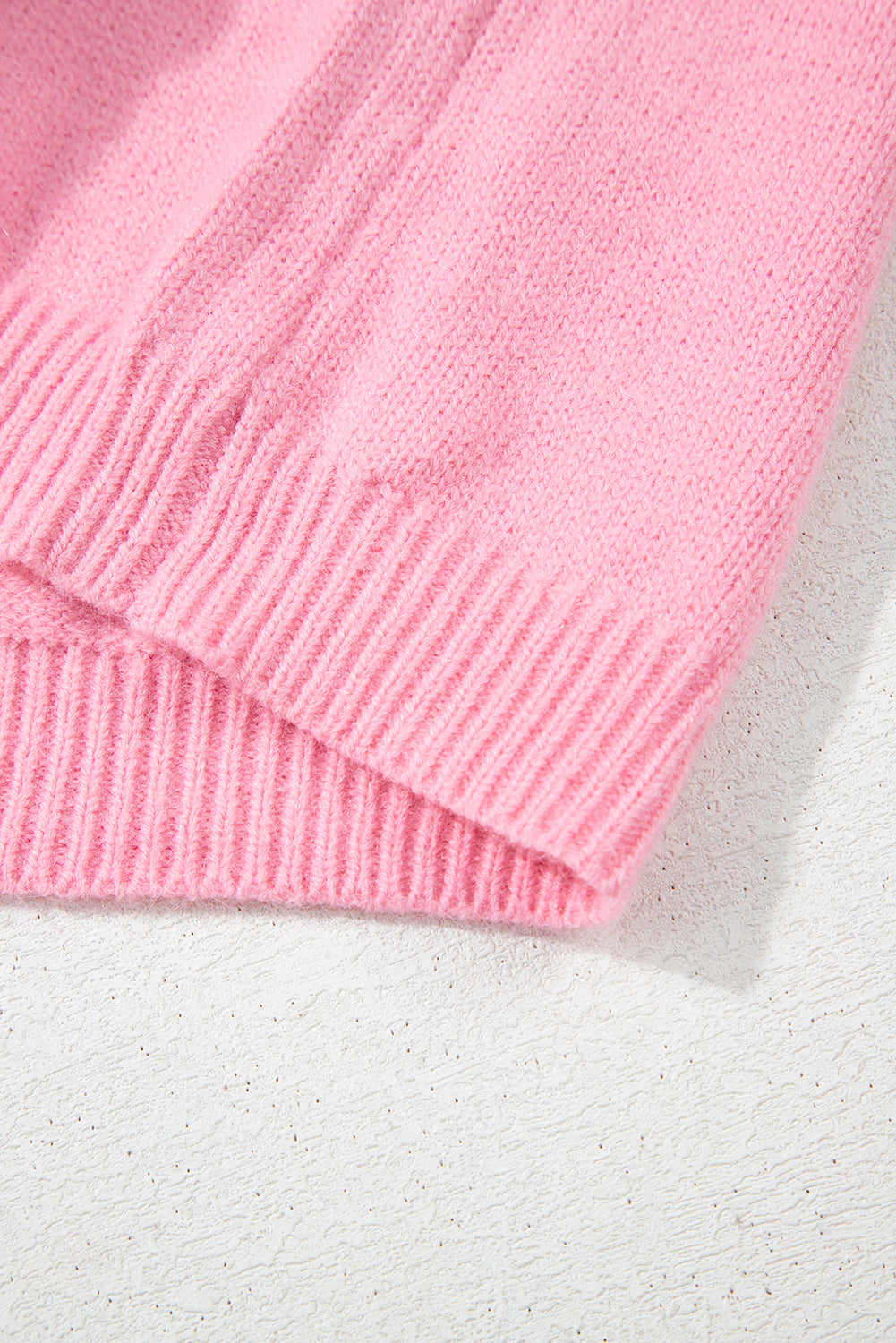 Shop Pink Floral Knit Button-Up Cardigan Cosy & Cute at LivelyLooks
