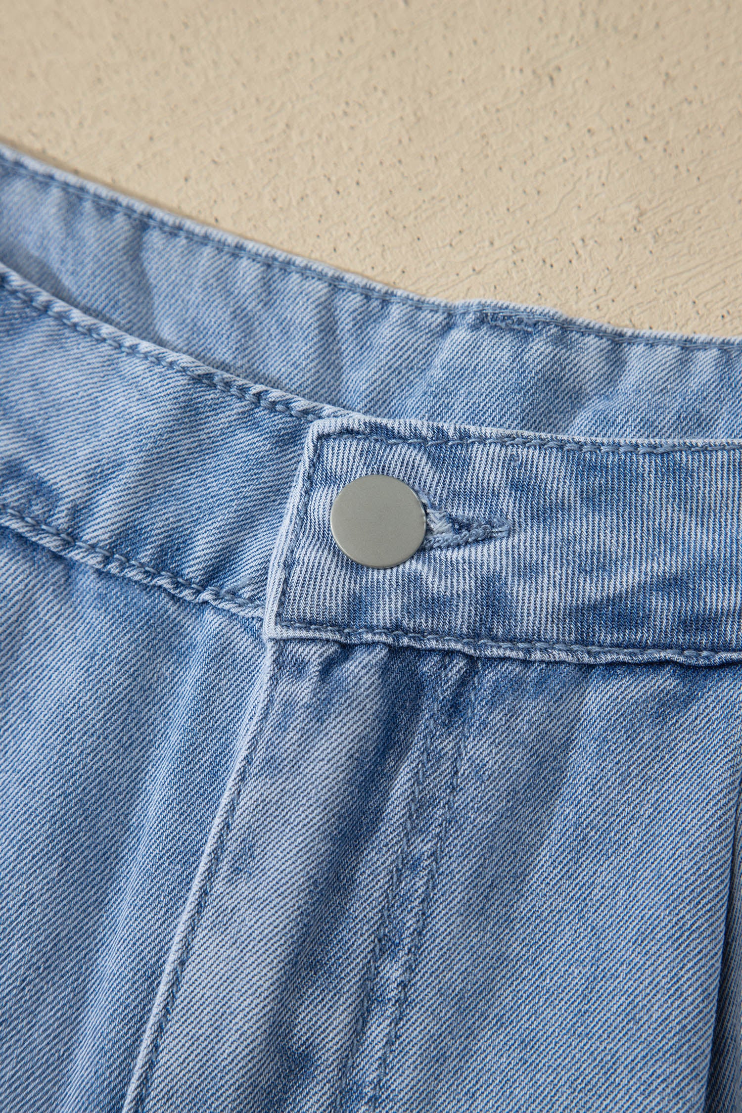 Blue Scalloped Hem Denim Shorts | Casual Summer | UK 8-20