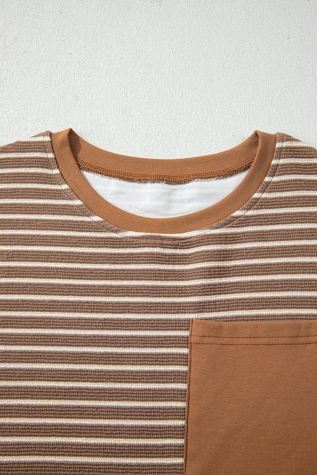 Stripe Crew Neck Tee & Drawstring Cropped Trousers Set | 4 Colours | Sizes 8-22