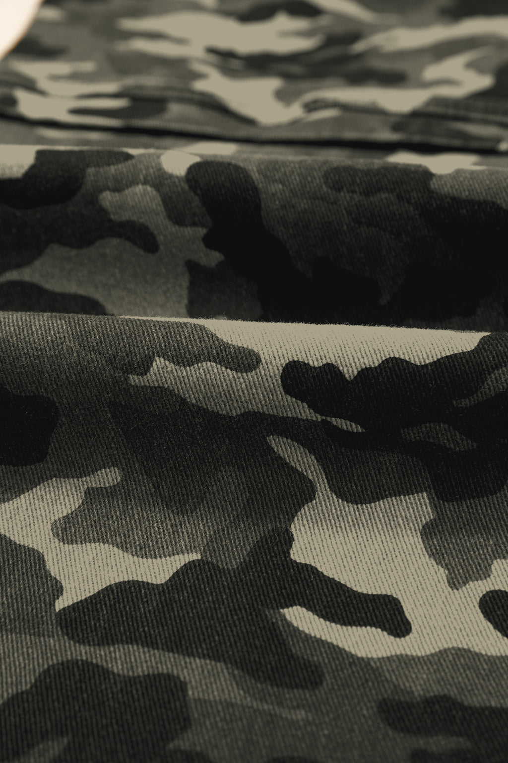 Women's Women's Green Camo Cargo Denim Jeans Multi-Pocket Stretch UK 4-16 at LivelyLooks
