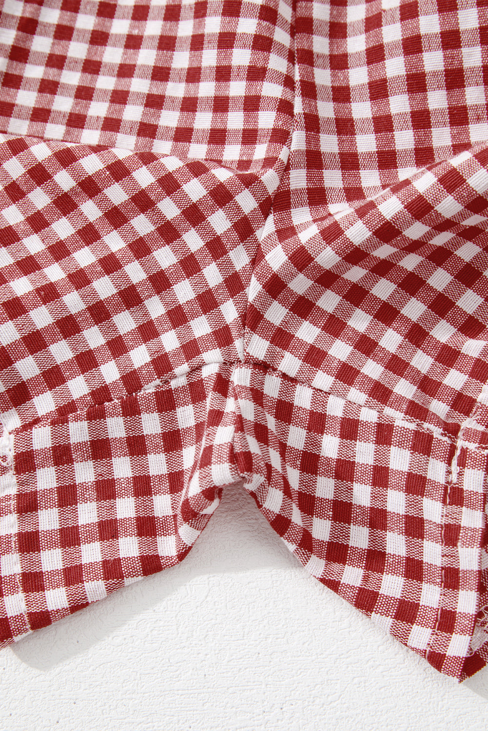 Shop Gingham Print High Waist Casual Shorts S-2XL at LivelyLooks